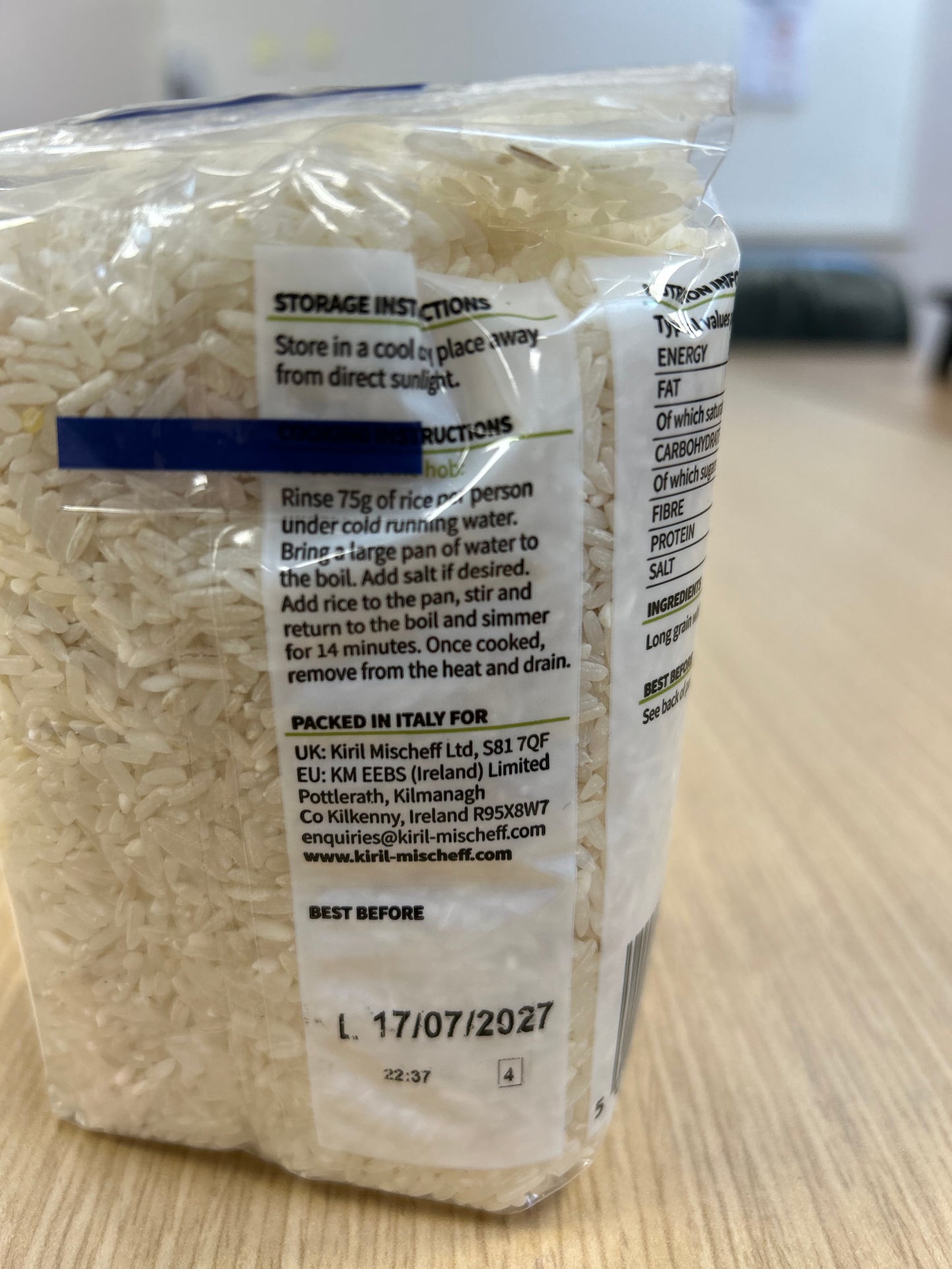 Rodina Long Grain Rice 500g