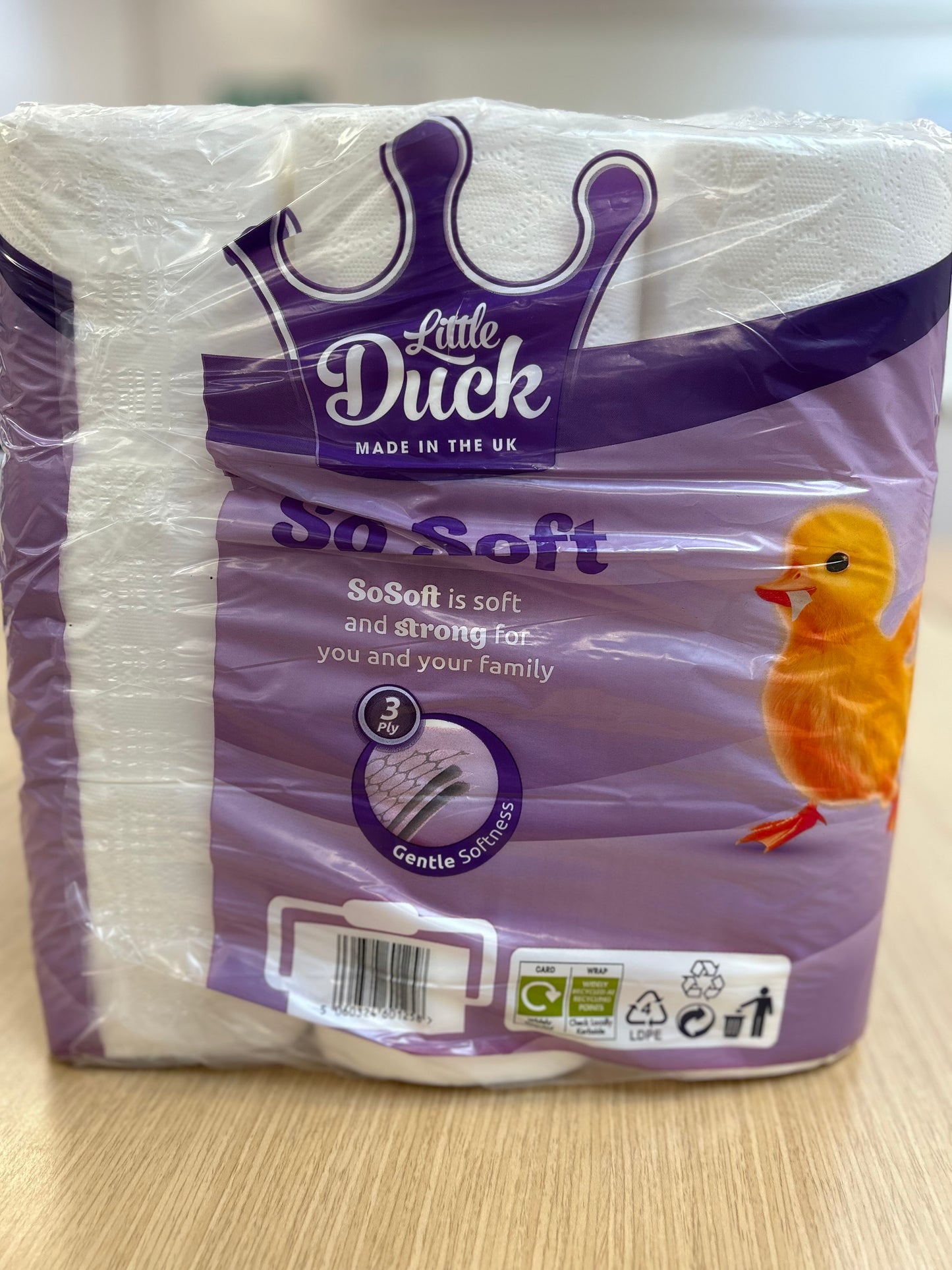So Soft 3 ply Little Duck Toilet Rolls 18 pack
