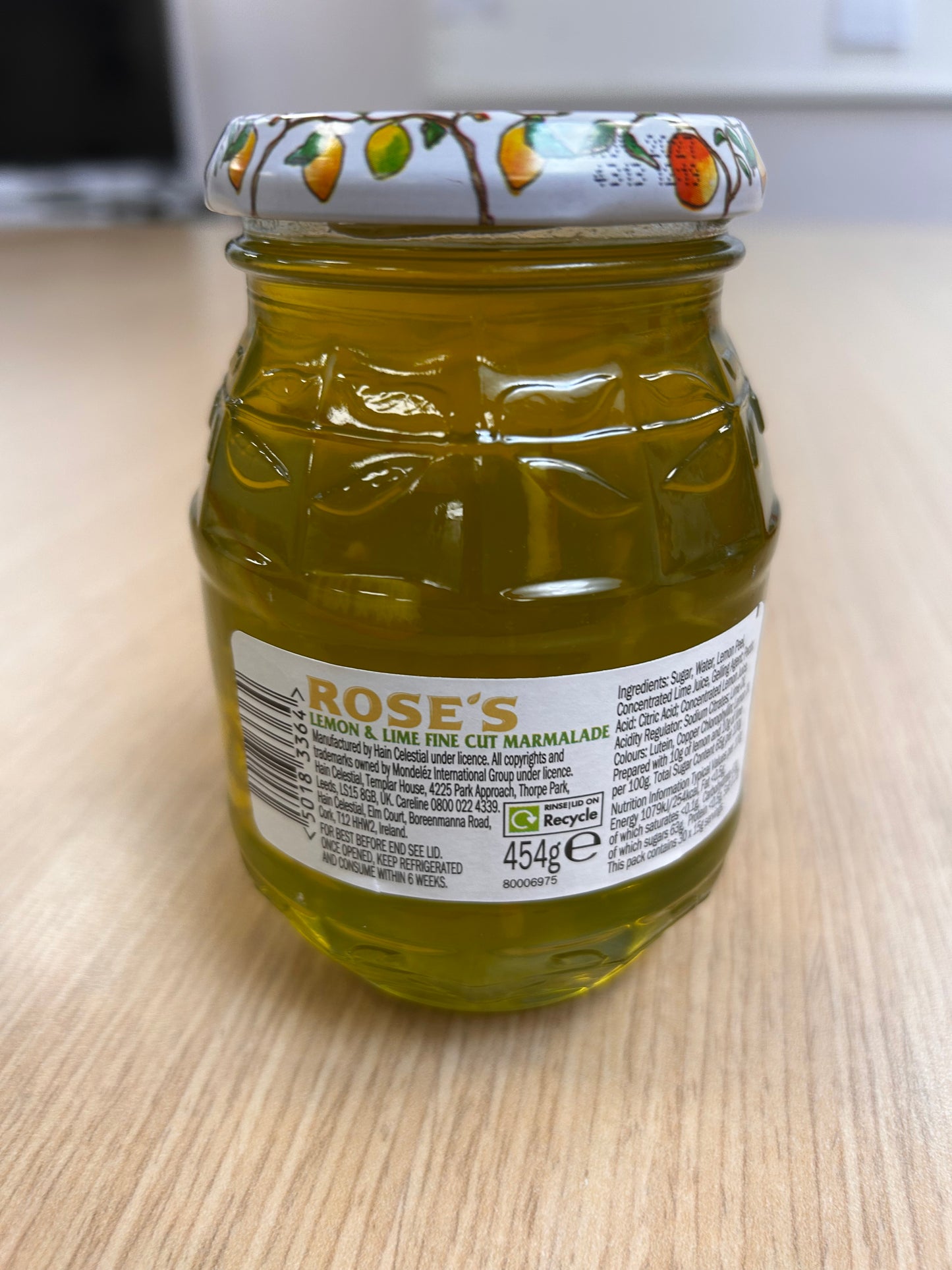 Roses Mixed Lemon and Lime Marmalade 12 pack