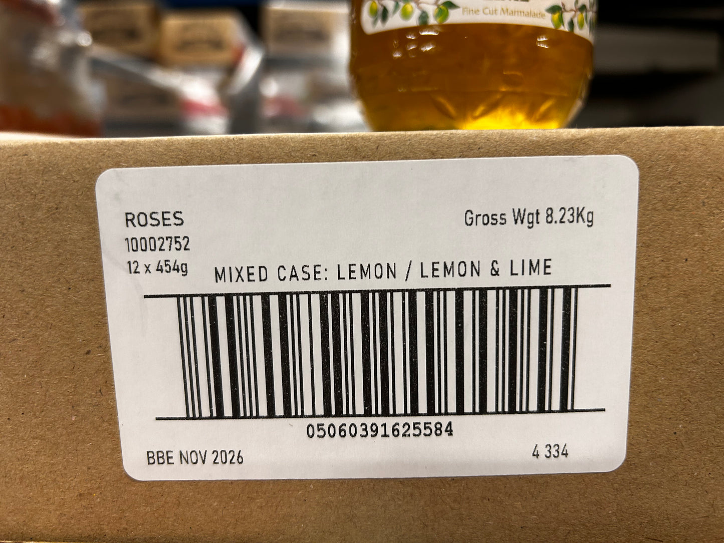 Roses Mixed Lemon and Lime Marmalade 12 pack