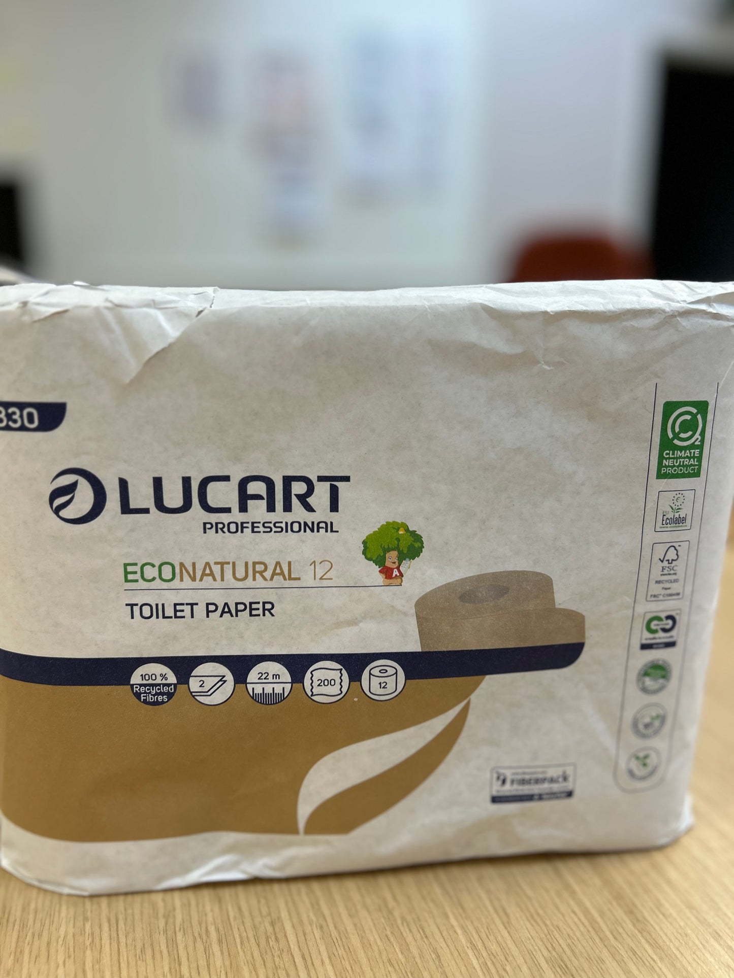 Lucart Professional Toilet Paper 12 pack