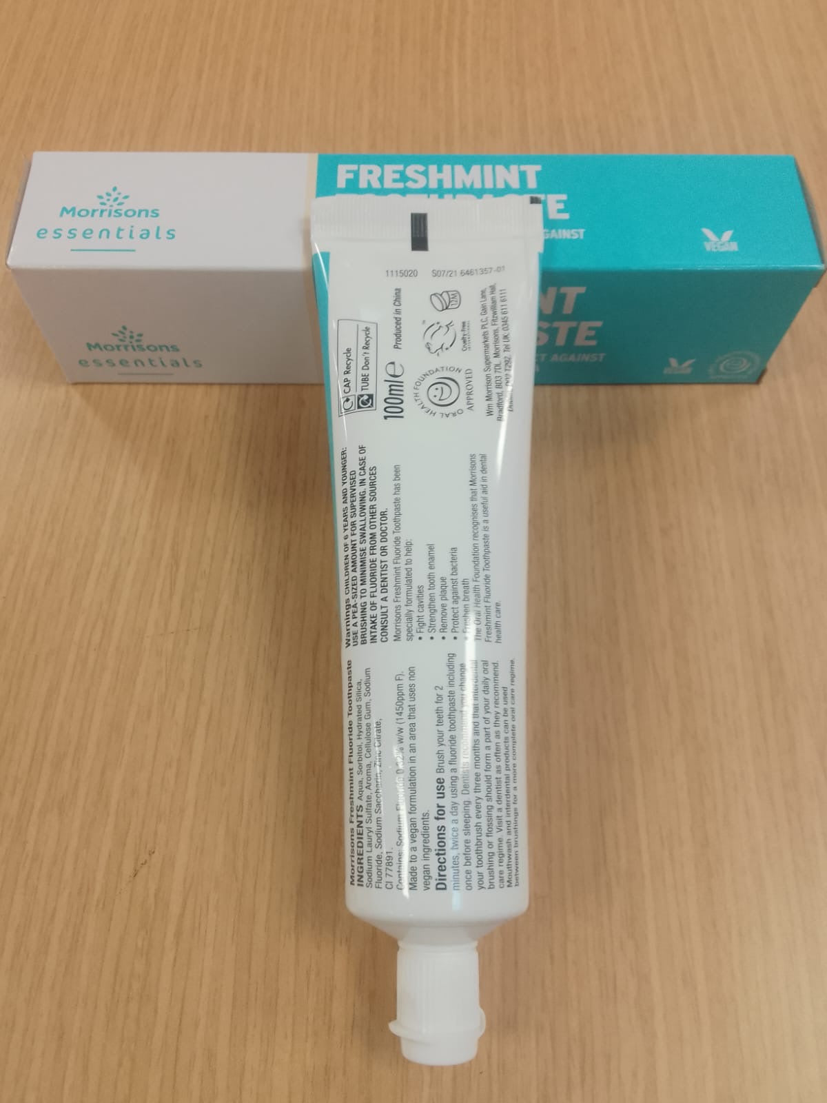 Fresh mint Toothpaste 100ml