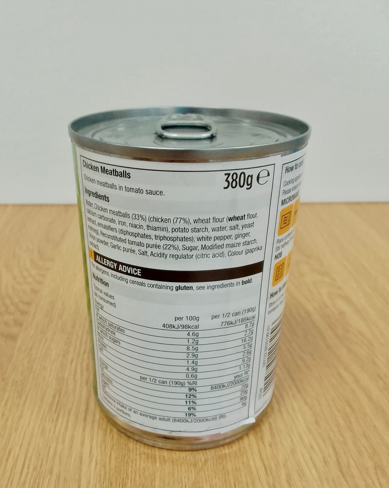 Chicken Meatballs in Tomato Sauce 380g