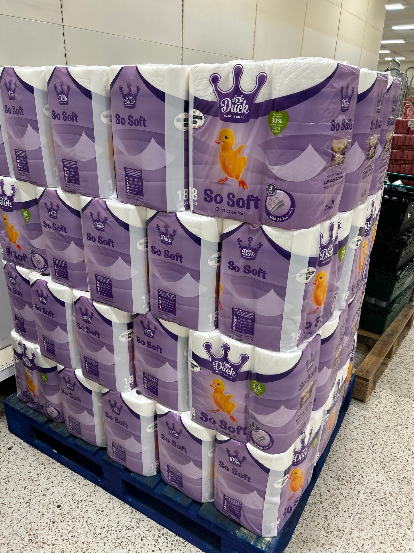 So Soft 3 ply Little Duck Toilet Rolls 18 pack