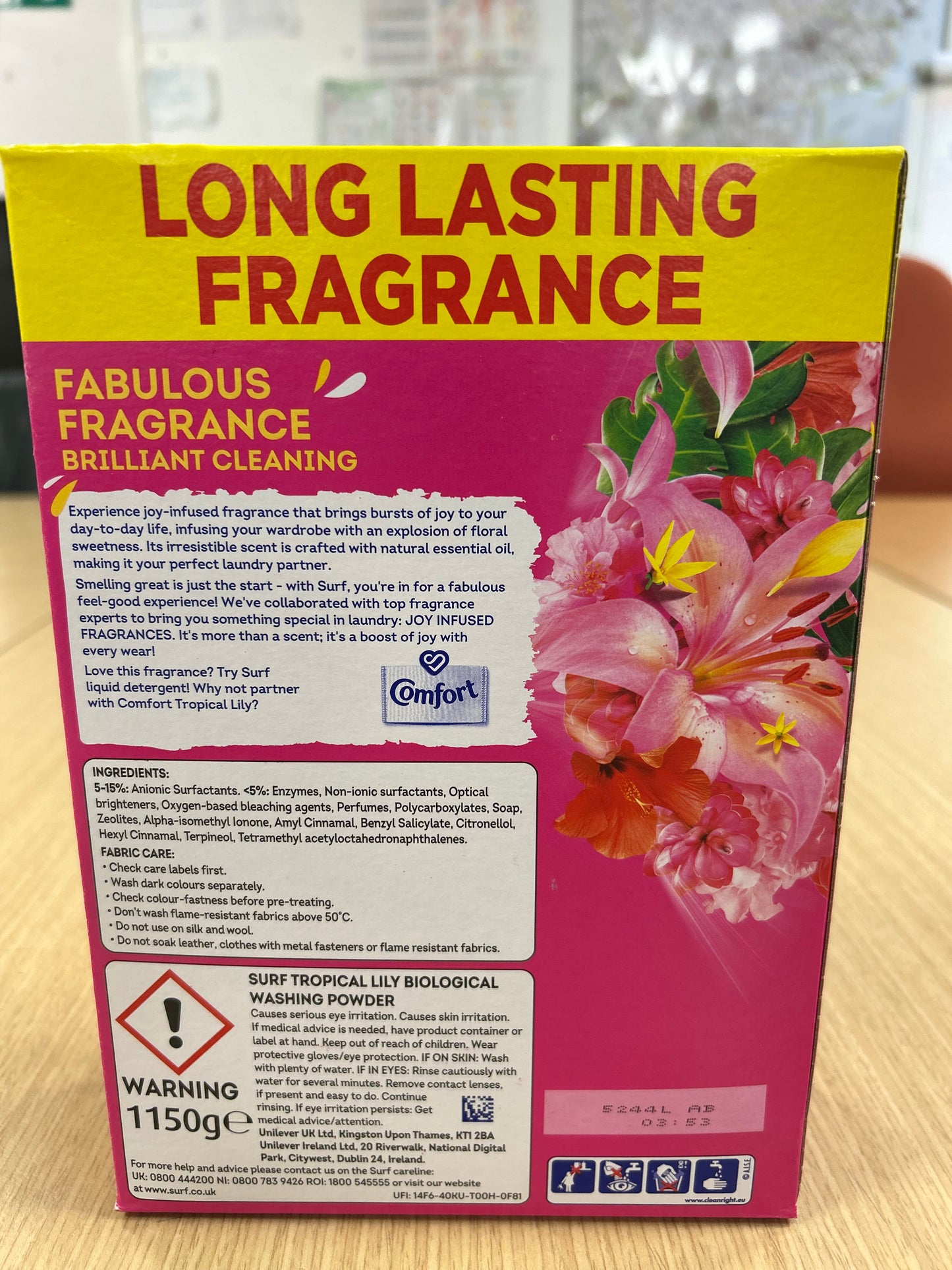 Surf Tropical Washing Powder 1150g