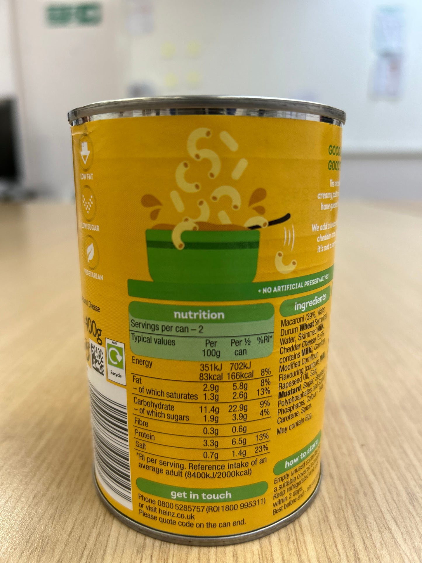 Heinz Macaroni Cheese in creamy sauce 400g