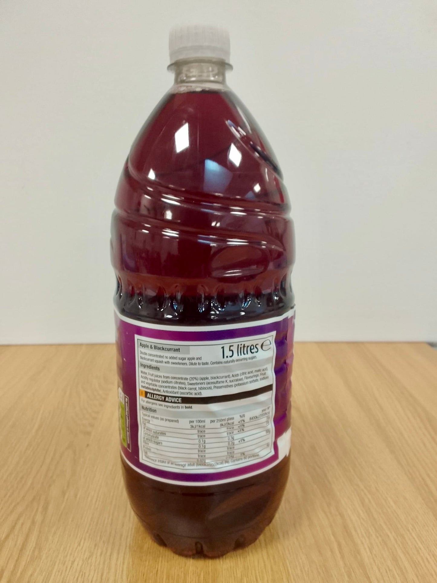 Double Concentrate Apple & Blackcurrant 1.5L