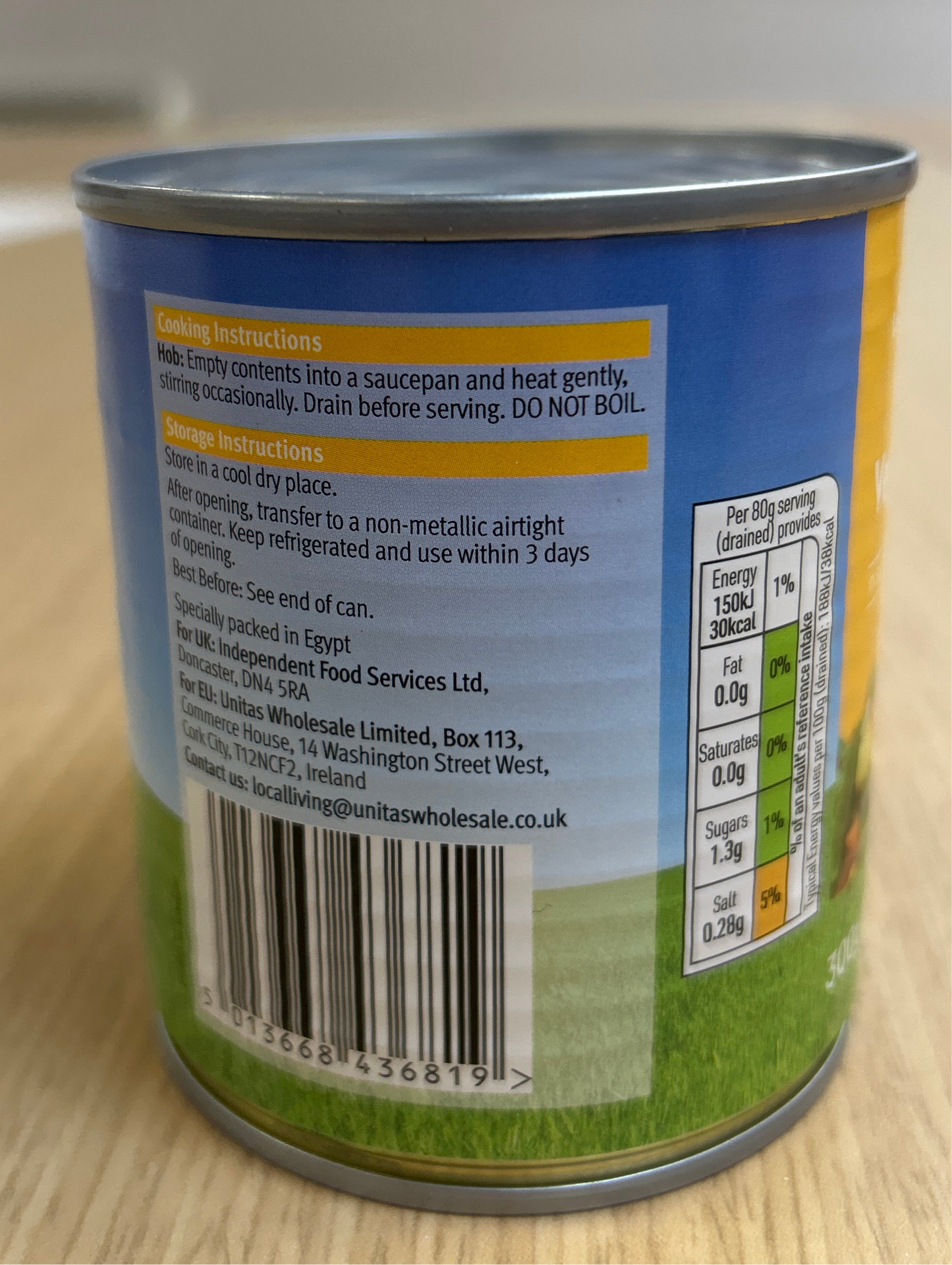 Local Living Mixed Vegetables 300g can