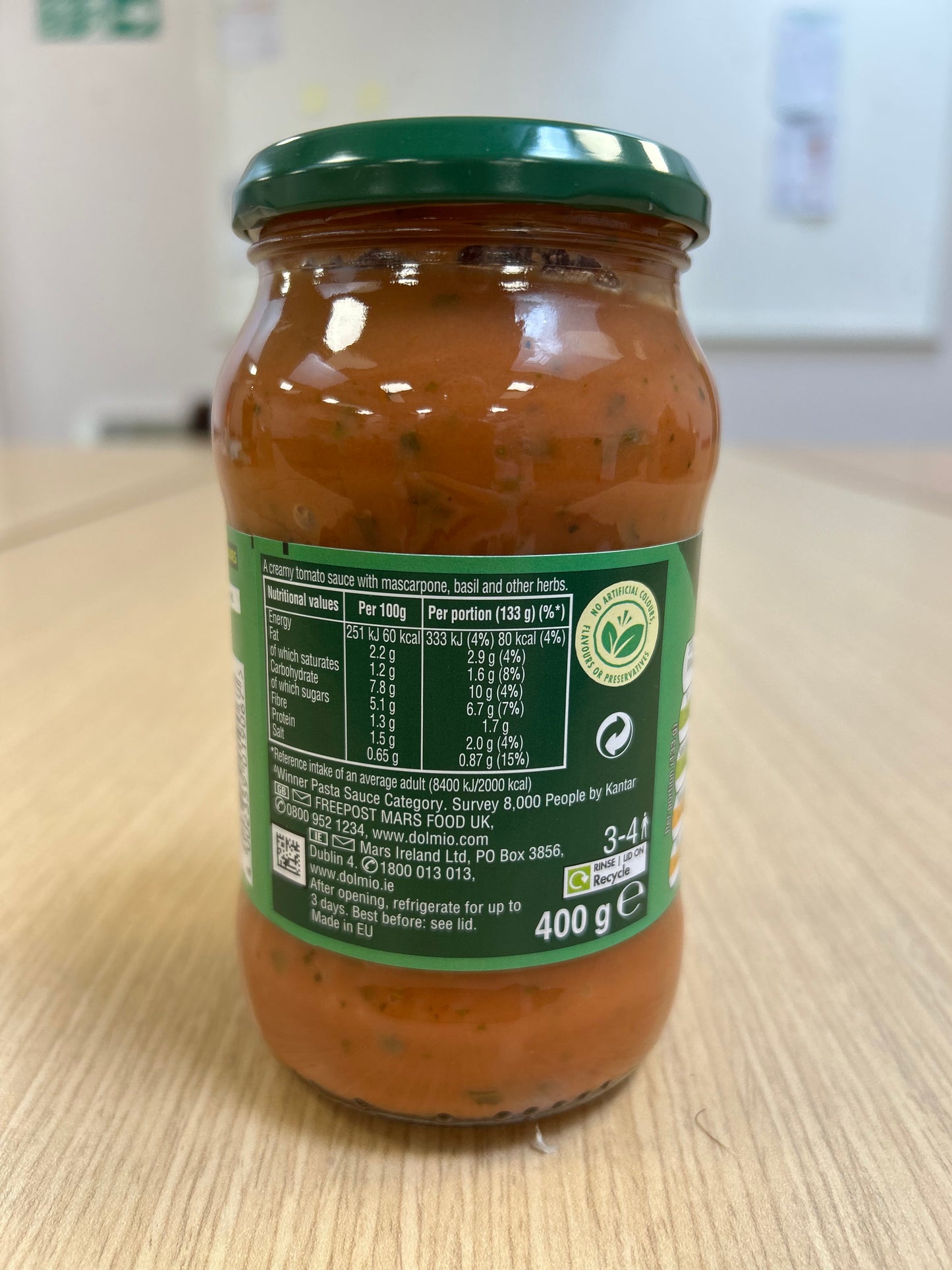 Dolmio Intensify Muscarponi Pasta Sauce