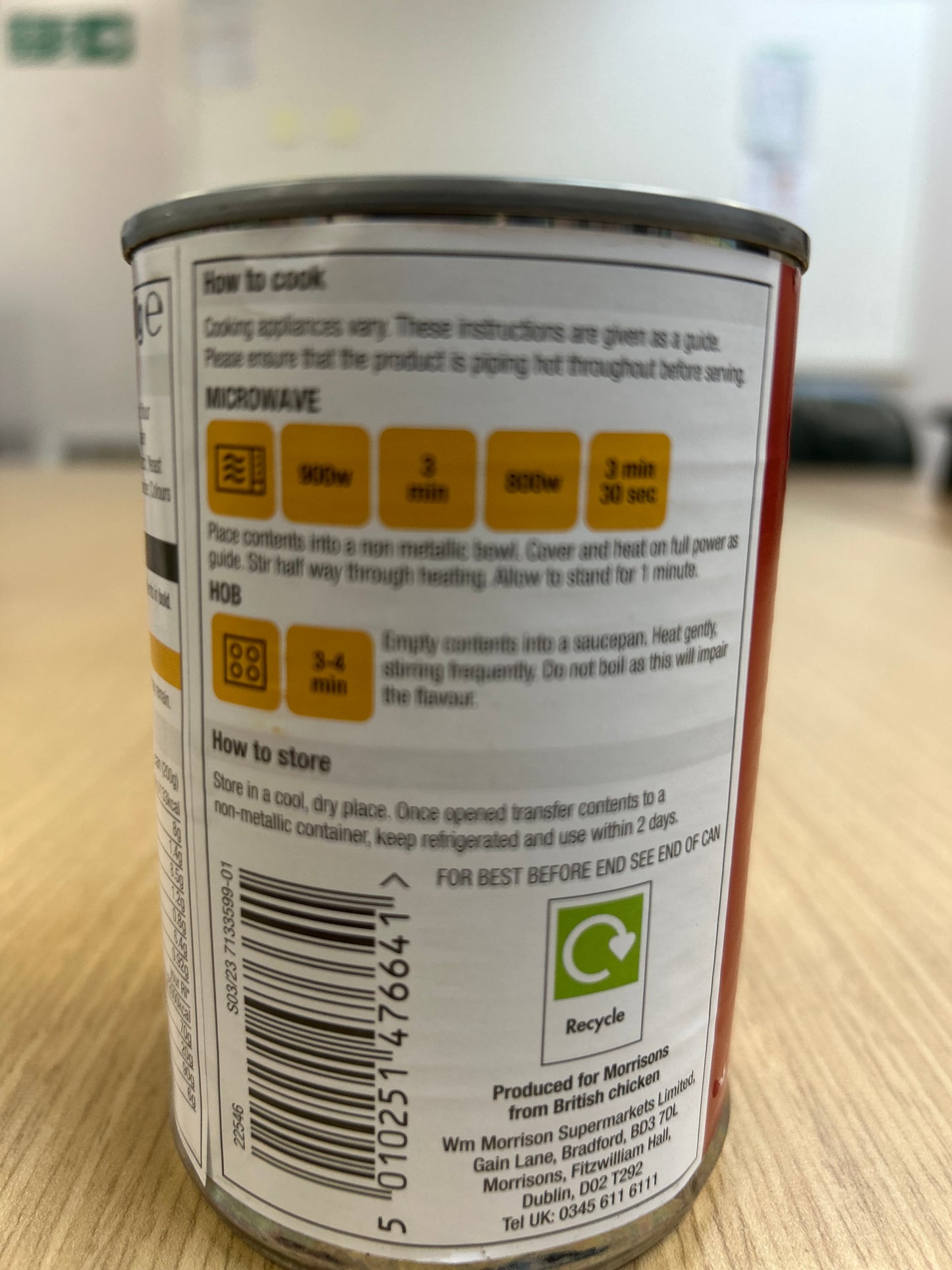 Morrisons Cream of Chicken Soup 400g