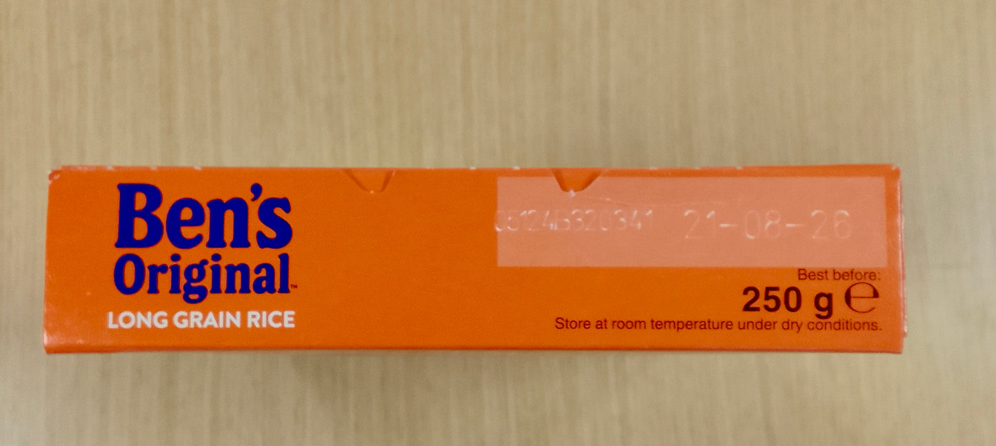 Uncle Bens Long grain rice (boil in the bag 2 x 25g)
