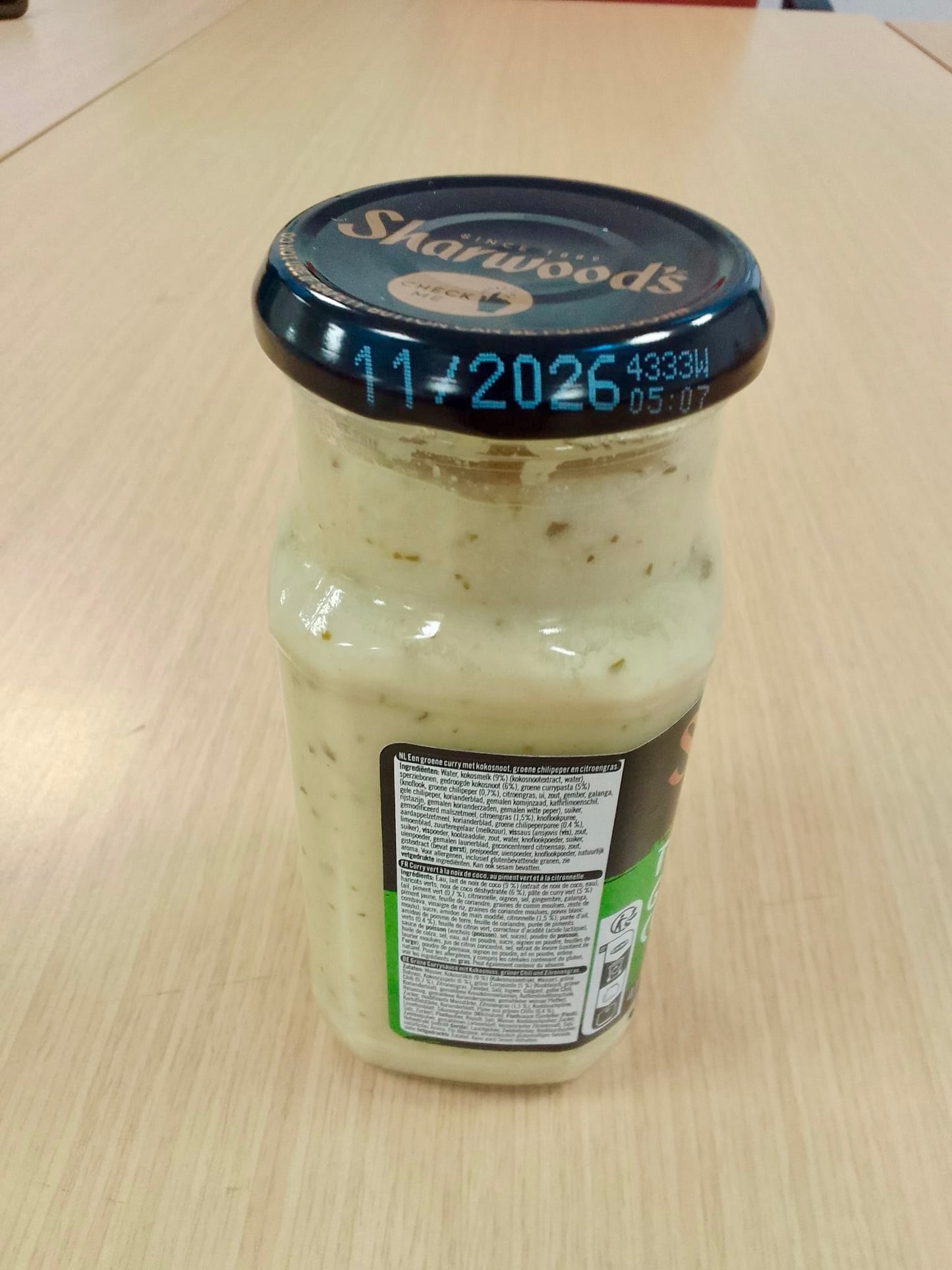 Sharwoods Thai Green Curry Sauce 415g