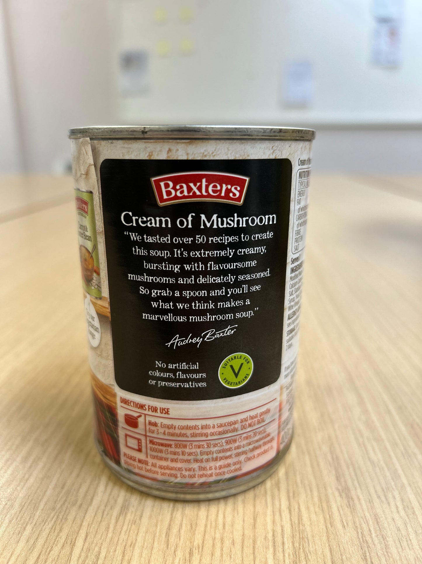 Baxters Cream of Mushroom Soup