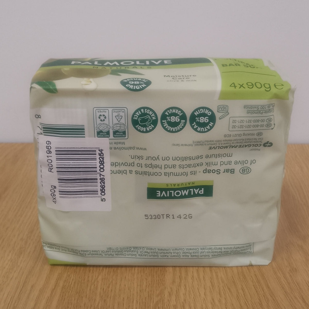 Palmolive Soap Bar - Moisture Care Olive & Milk 4pk