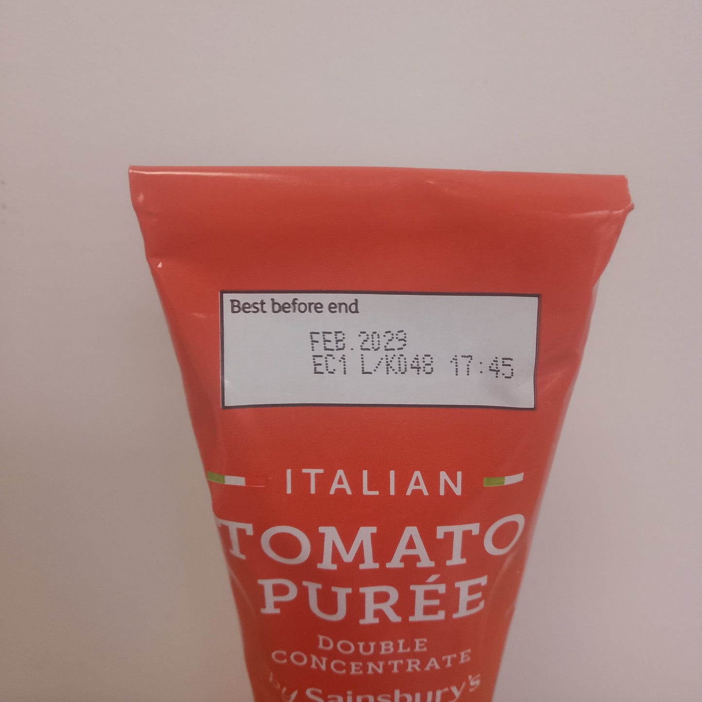 Sainsburys Tomato Puree Double Concentrate 200g
