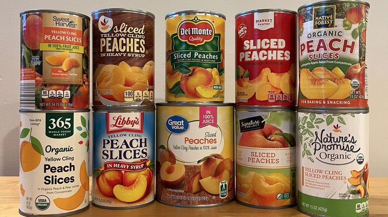 Tinned fruit