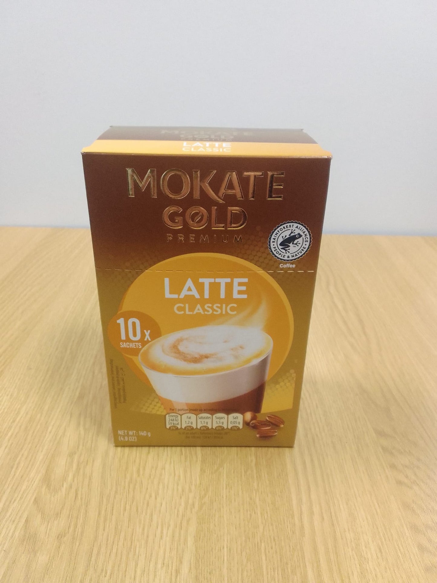 Mokatte Gold Latte 10 x 14g sachets