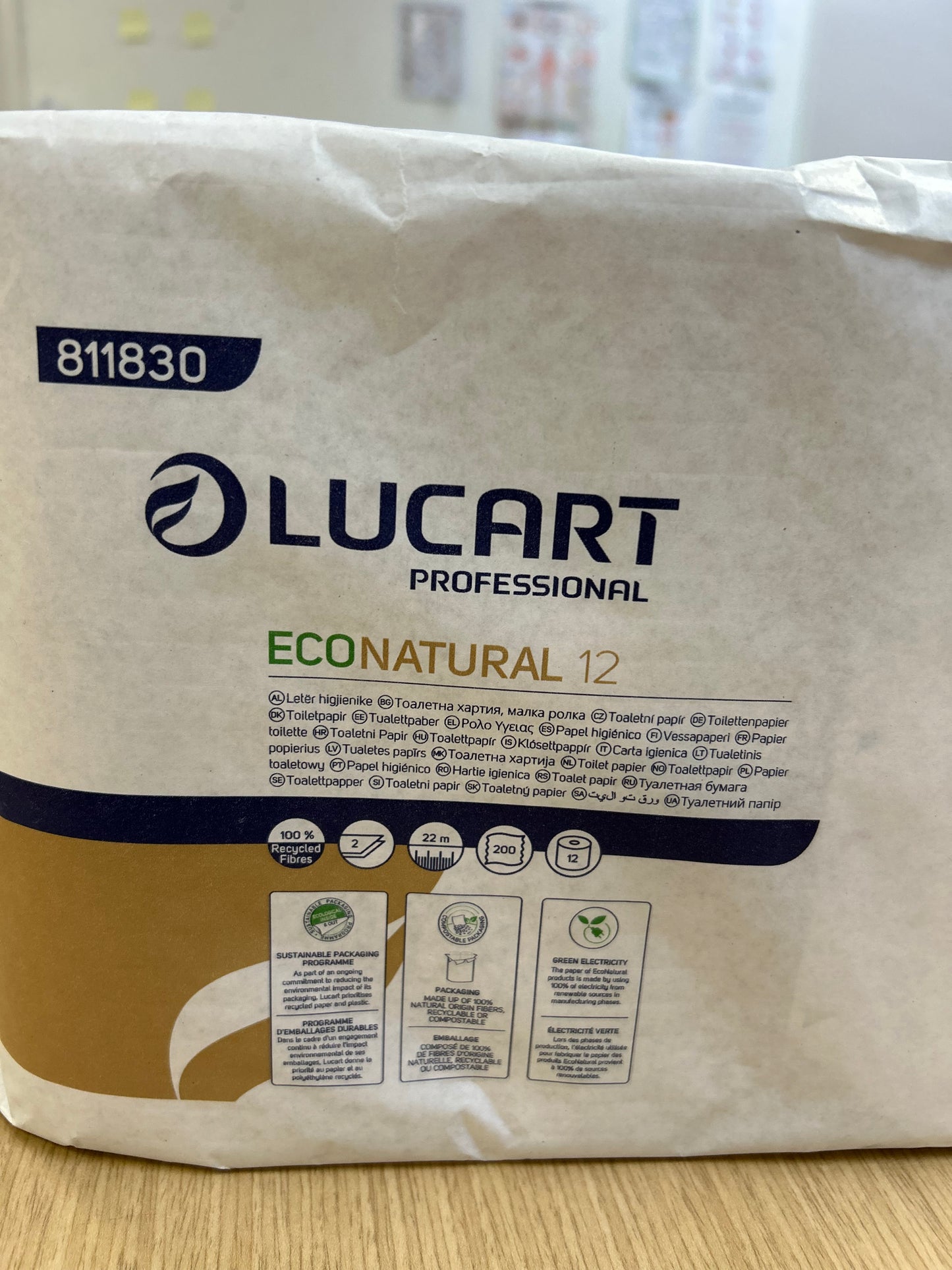 Lucart Professional Toilet Paper 12 pack