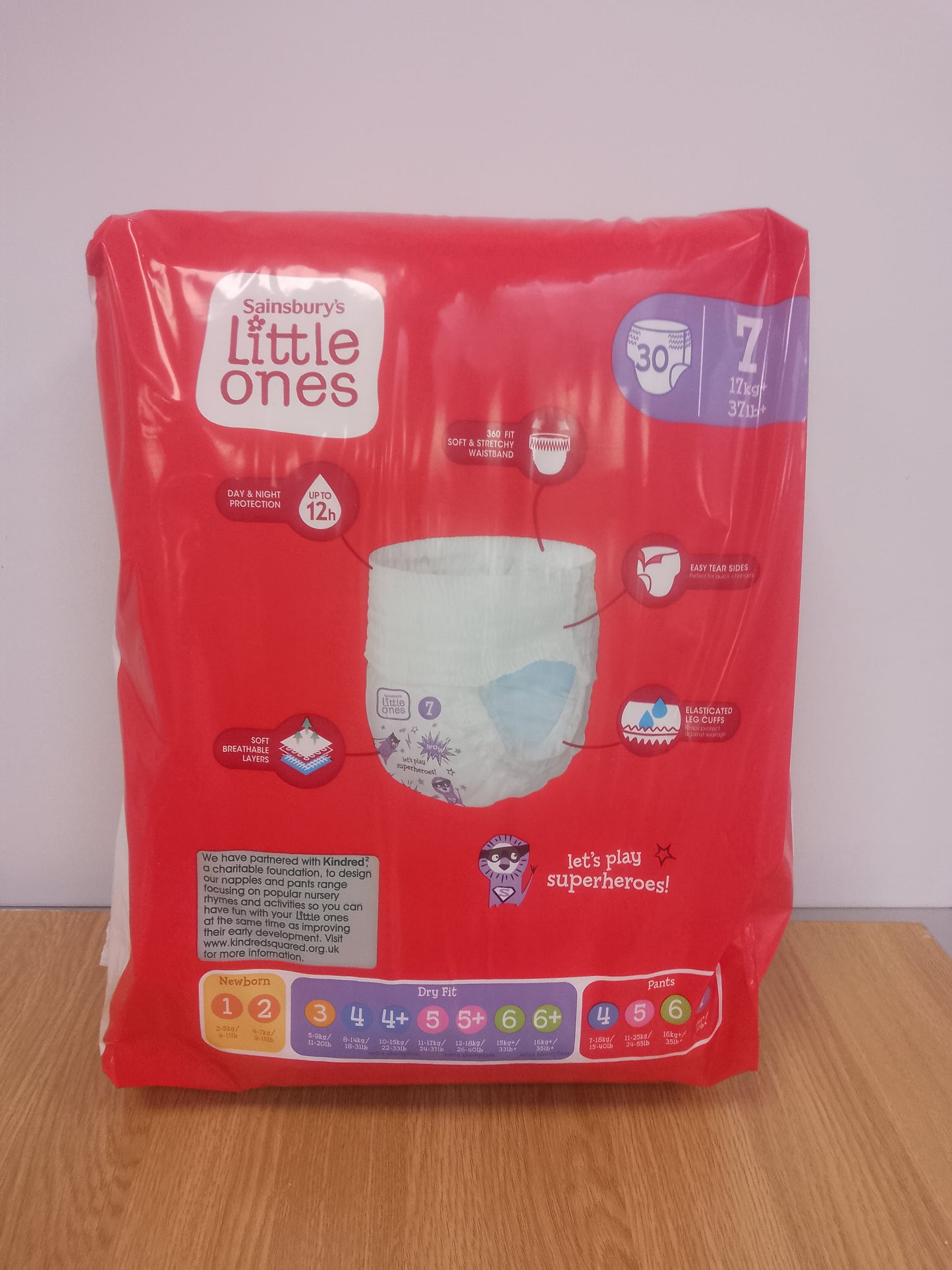 Sainsburys Little Ones Nappy Pants Size 7 (x30)