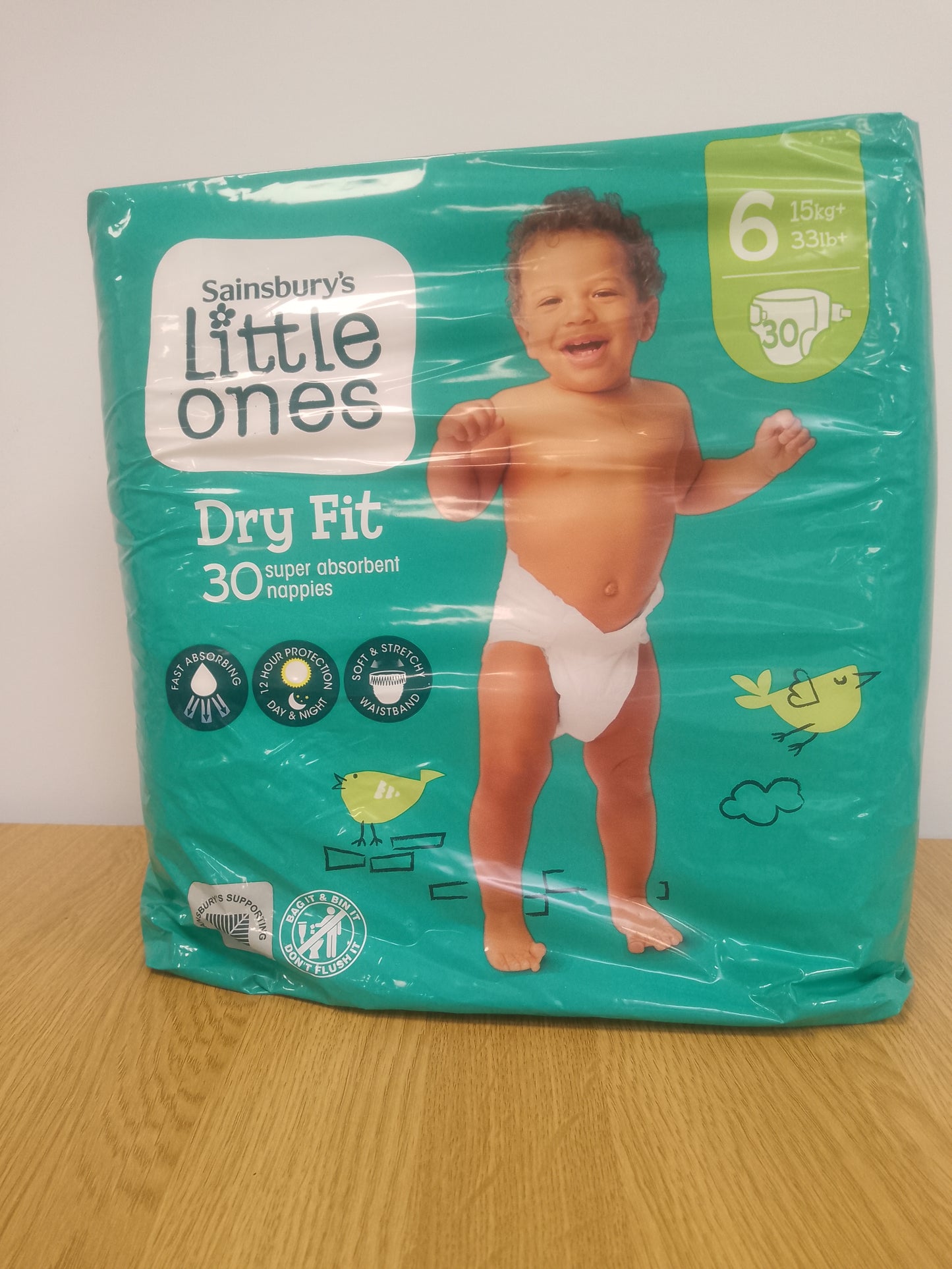 Sainsburys Little Ones Dry Fit Nappies size 6 (x30)