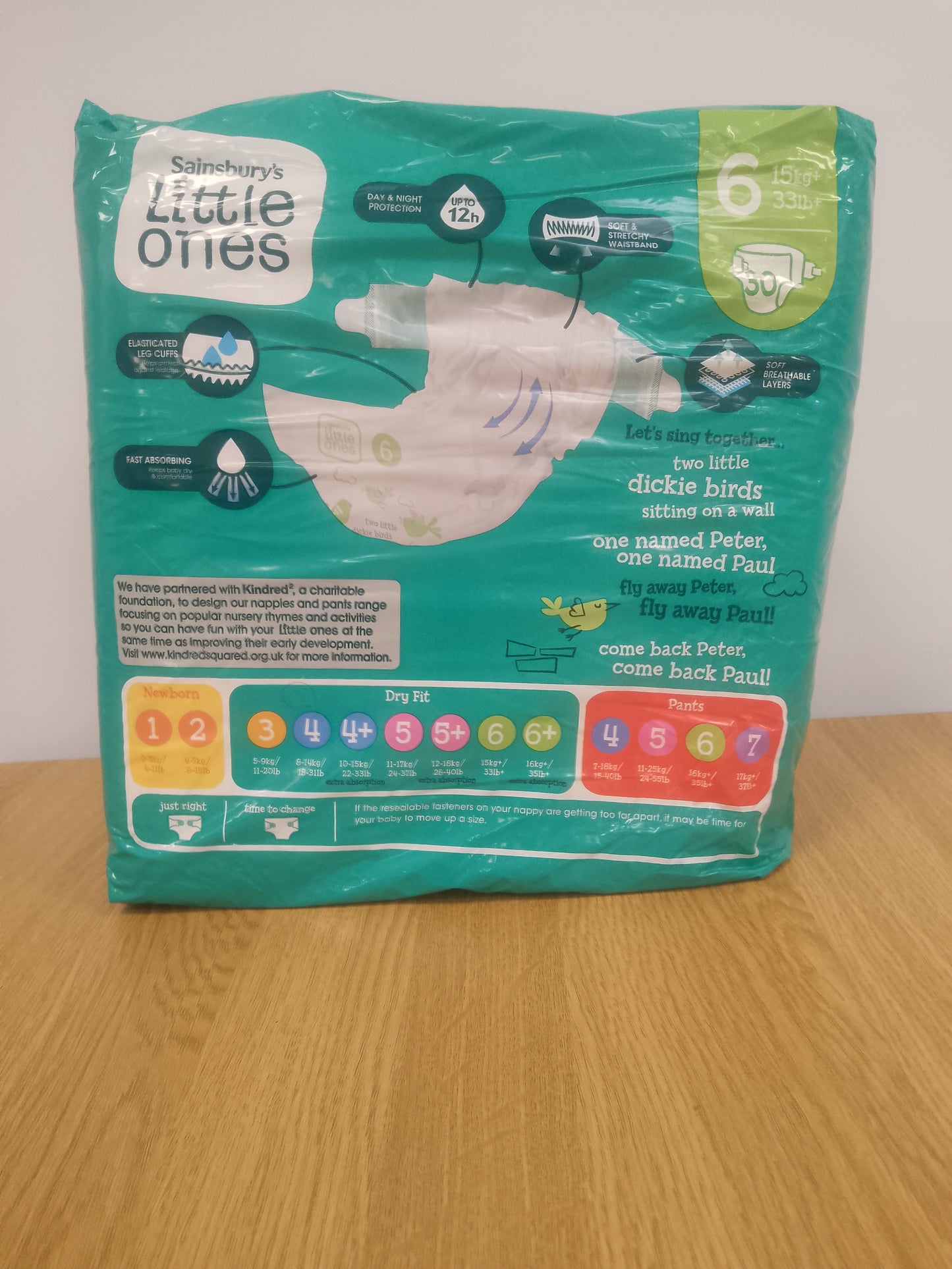 Sainsburys Little Ones Dry Fit Nappies size 6 (x30)