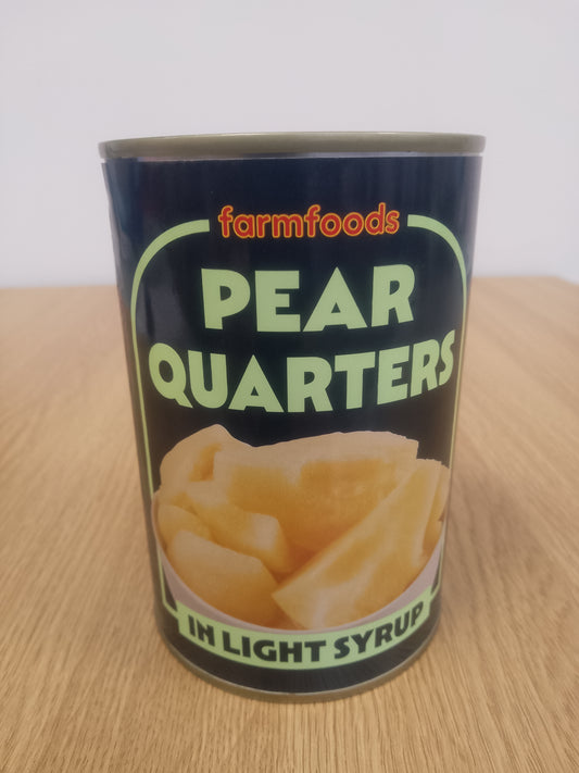 Farmfoods Pear Quarters 410g