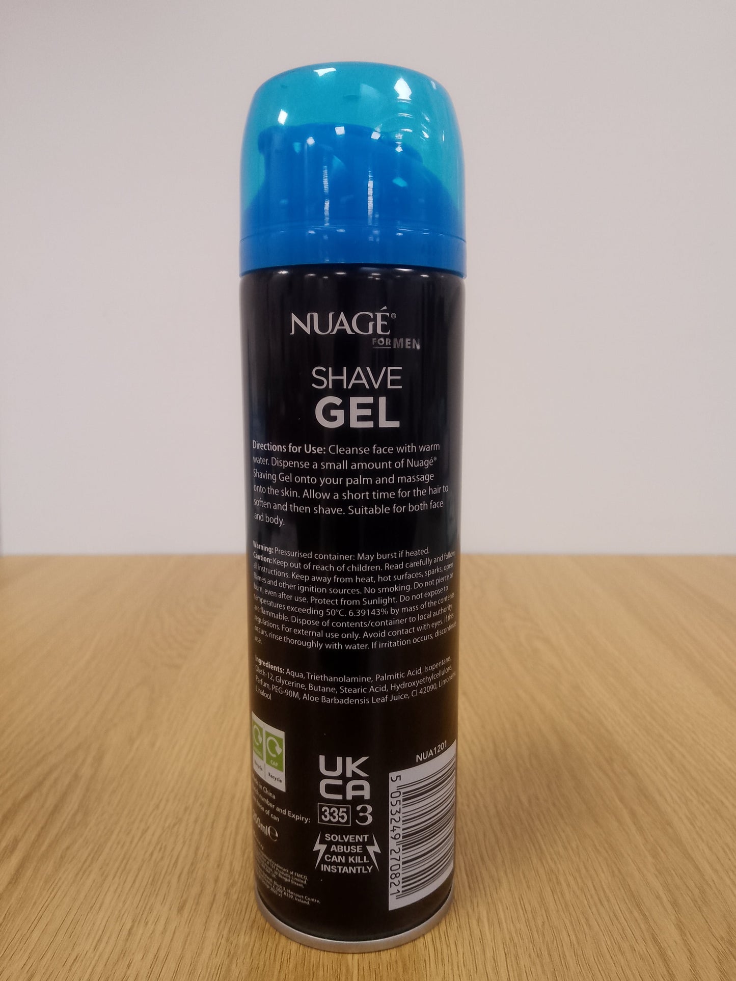 Nuage Aloe Vera Moisturising Mens Shave Gel 200ml