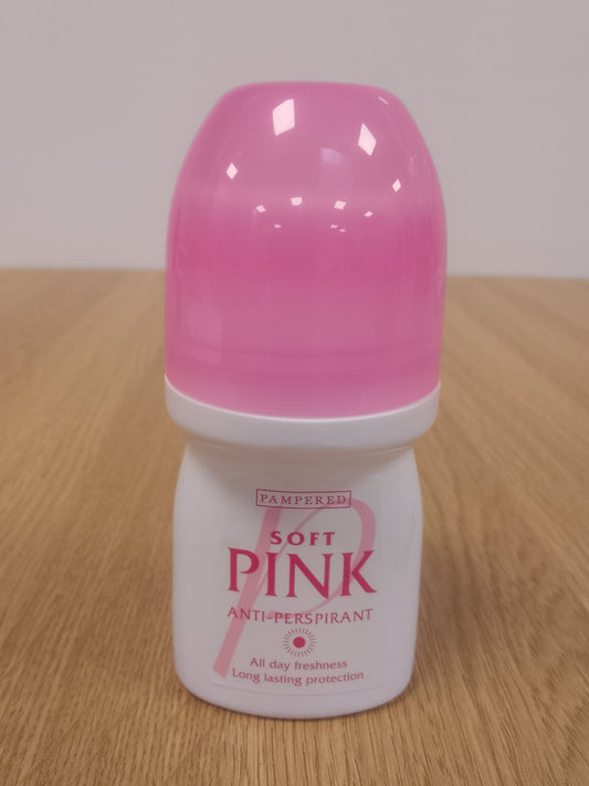 Pampered Soft Pink Roll-On Anti-Perspirant 50ml