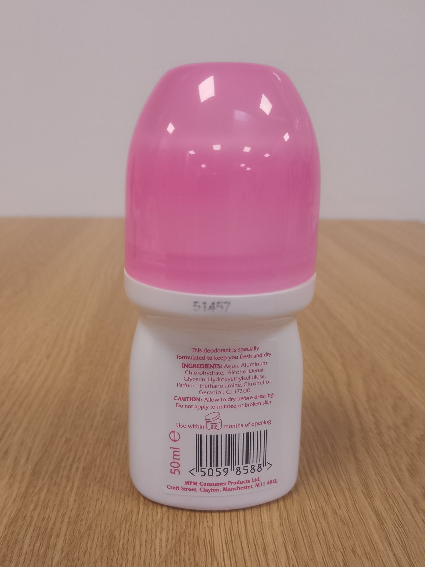Pampered Soft Pink Roll-On Anti-Perspirant 50ml