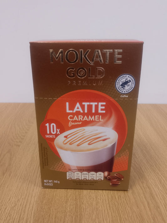 Mokate Gold Latte Caramel 10 x 14g sachets