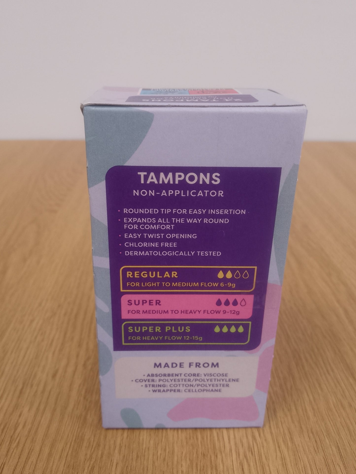 Sainsburys Non Applicator Tampons Super (x 24)