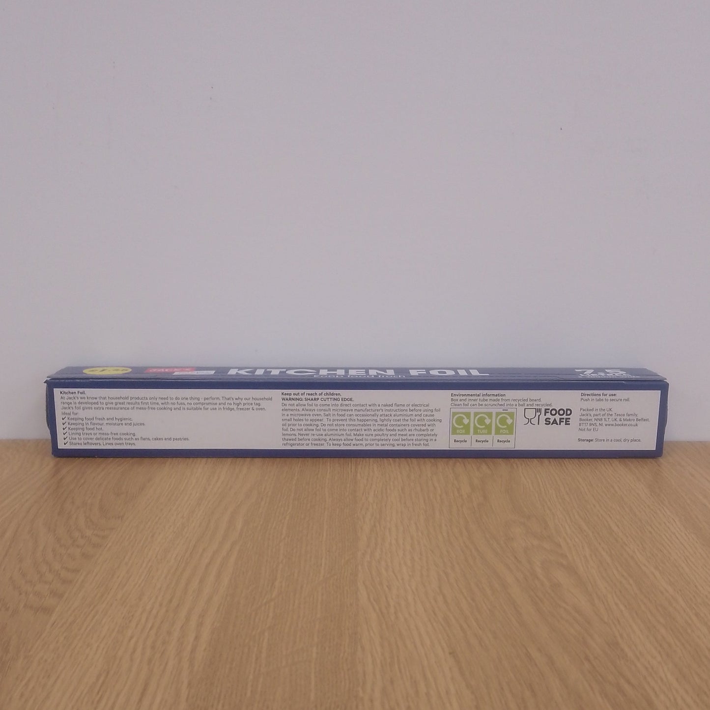 Jacks Foil 7.5m x 300mm