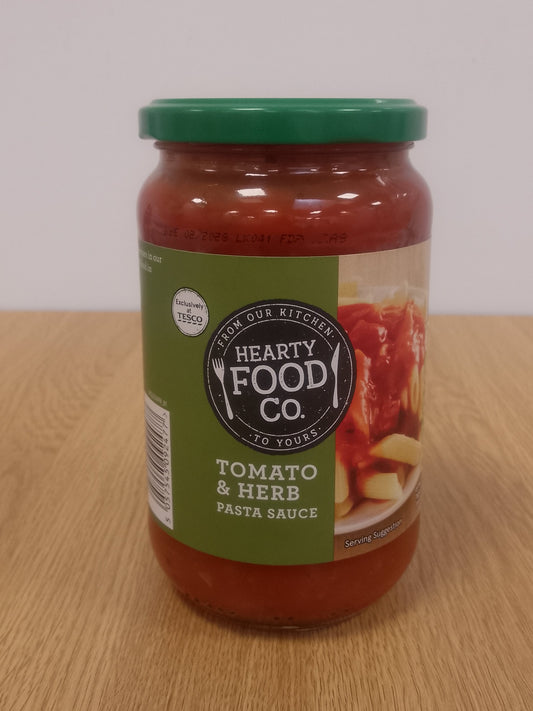 Tesco Hearty Food Co Tomato & Herb Pasta Sauce 440g