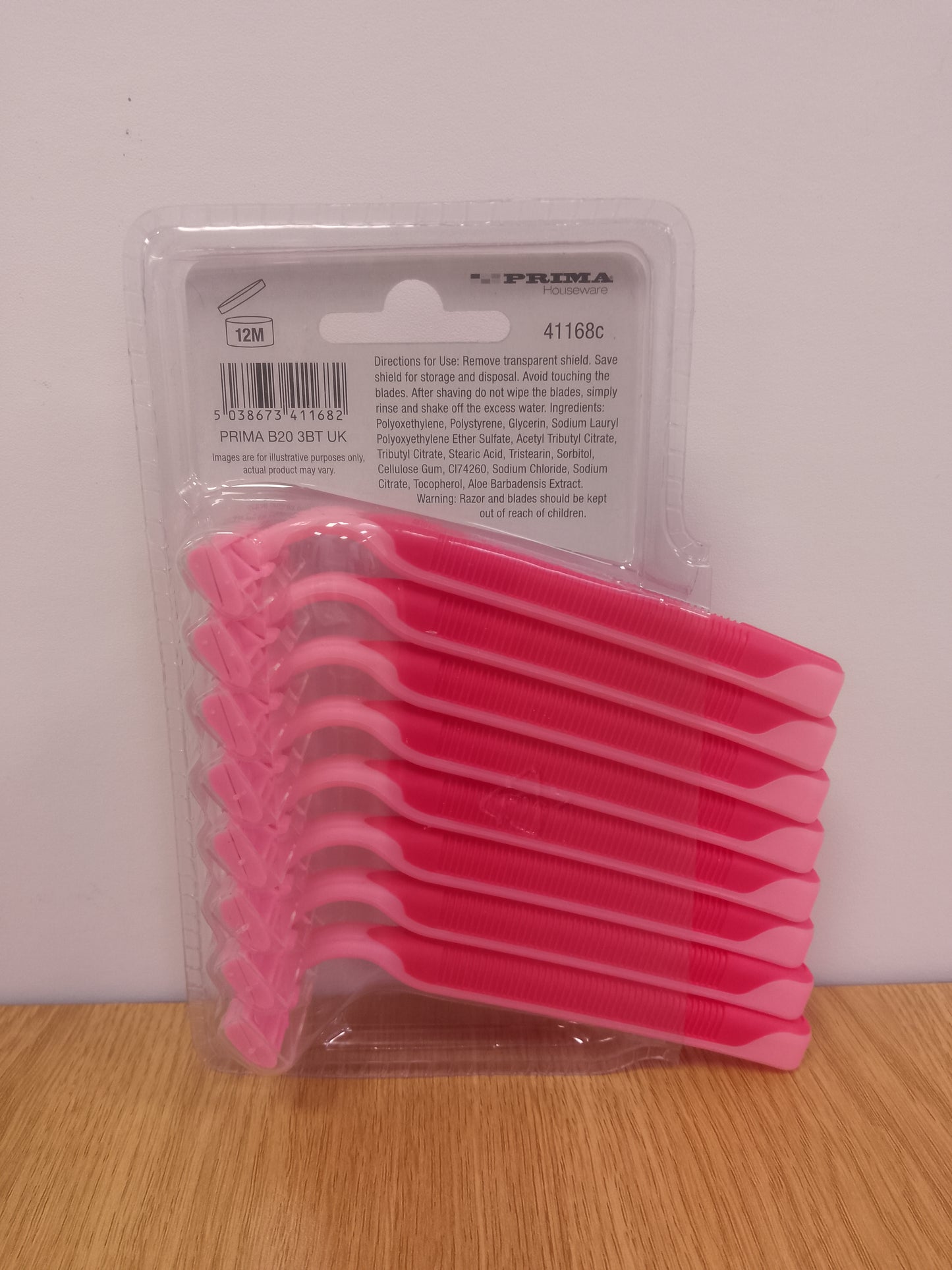 Prima Disposable Razors For Women 8 pack
