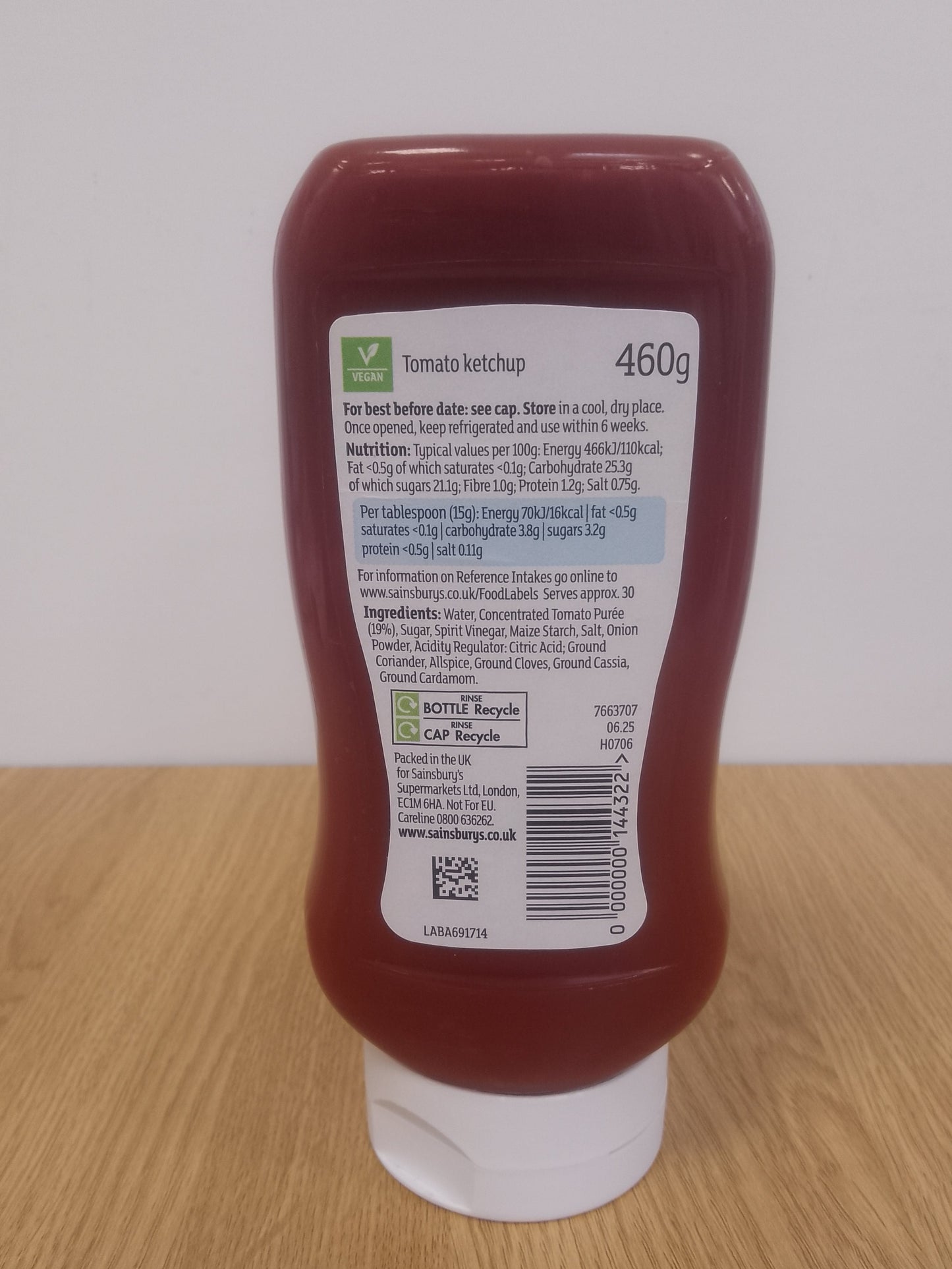Stamford Street Co Tomato Ketchup 460g