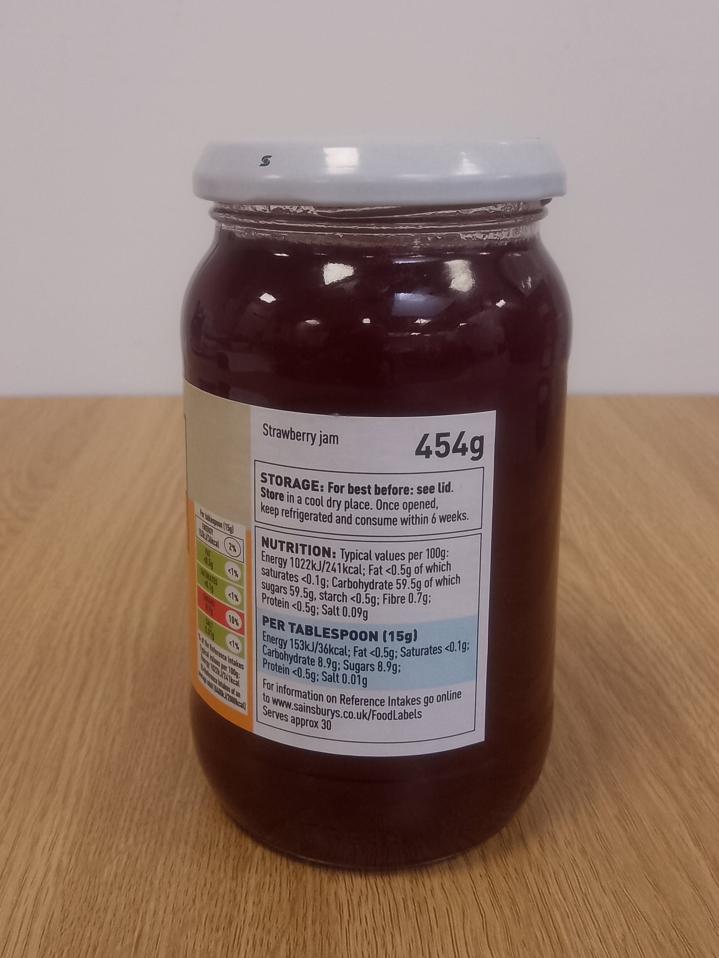 Stamford Street Co Strawberry Jam 454g