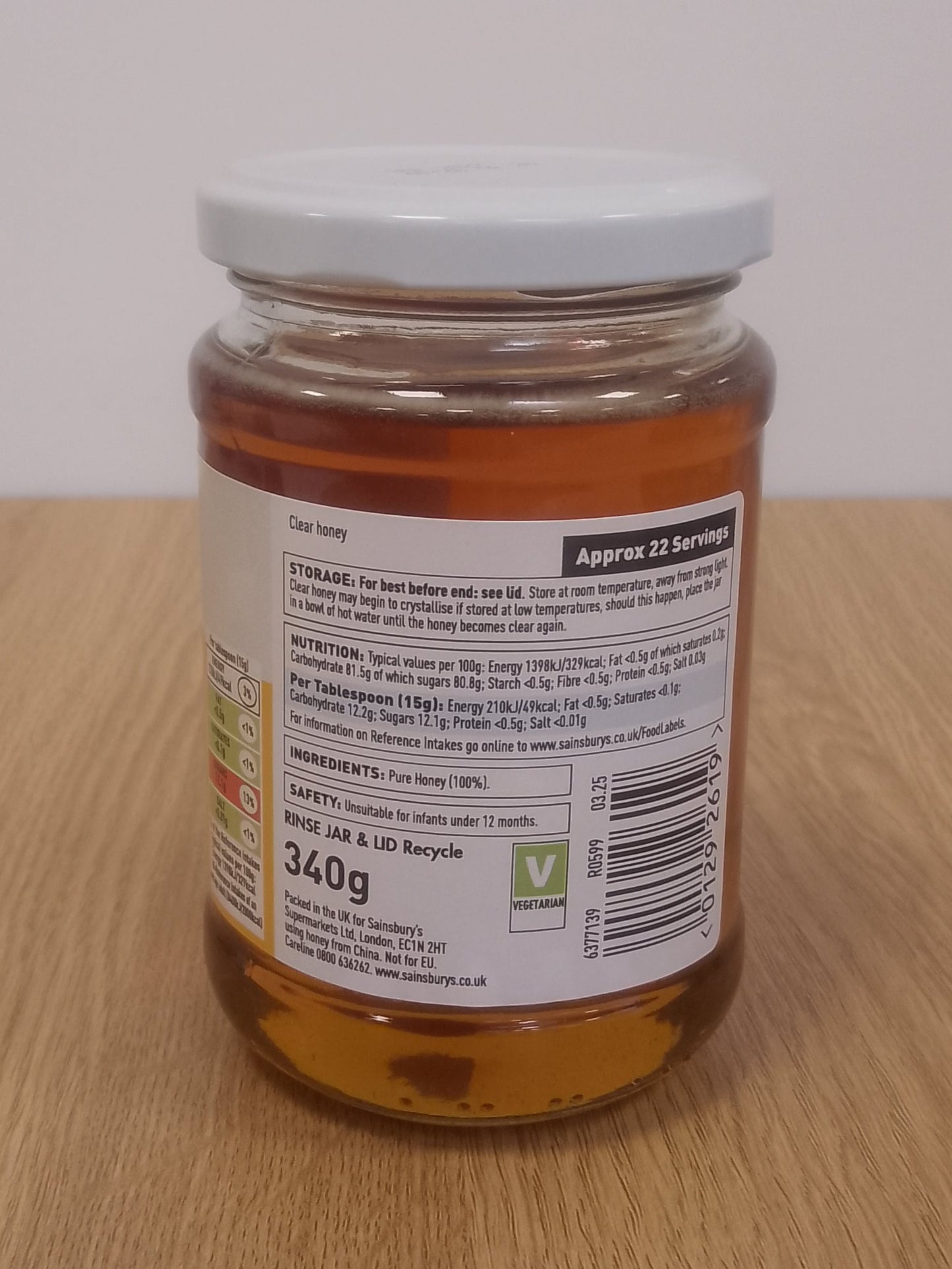 Stamford Street Co Clear Honey 340g