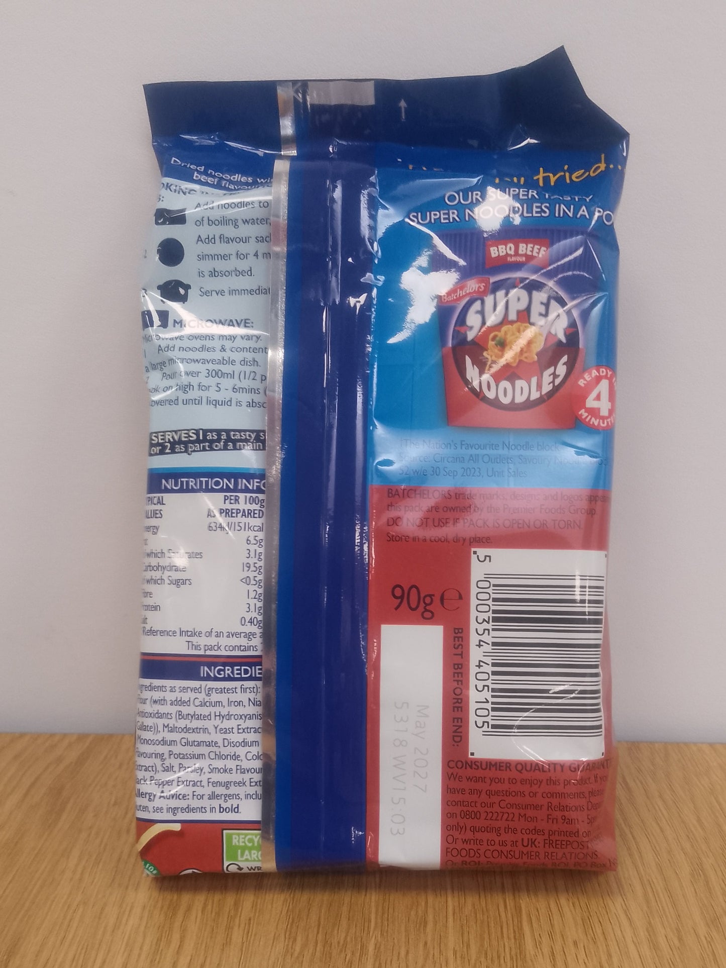 Batchelors BBQ Beef Super Noodles 90g