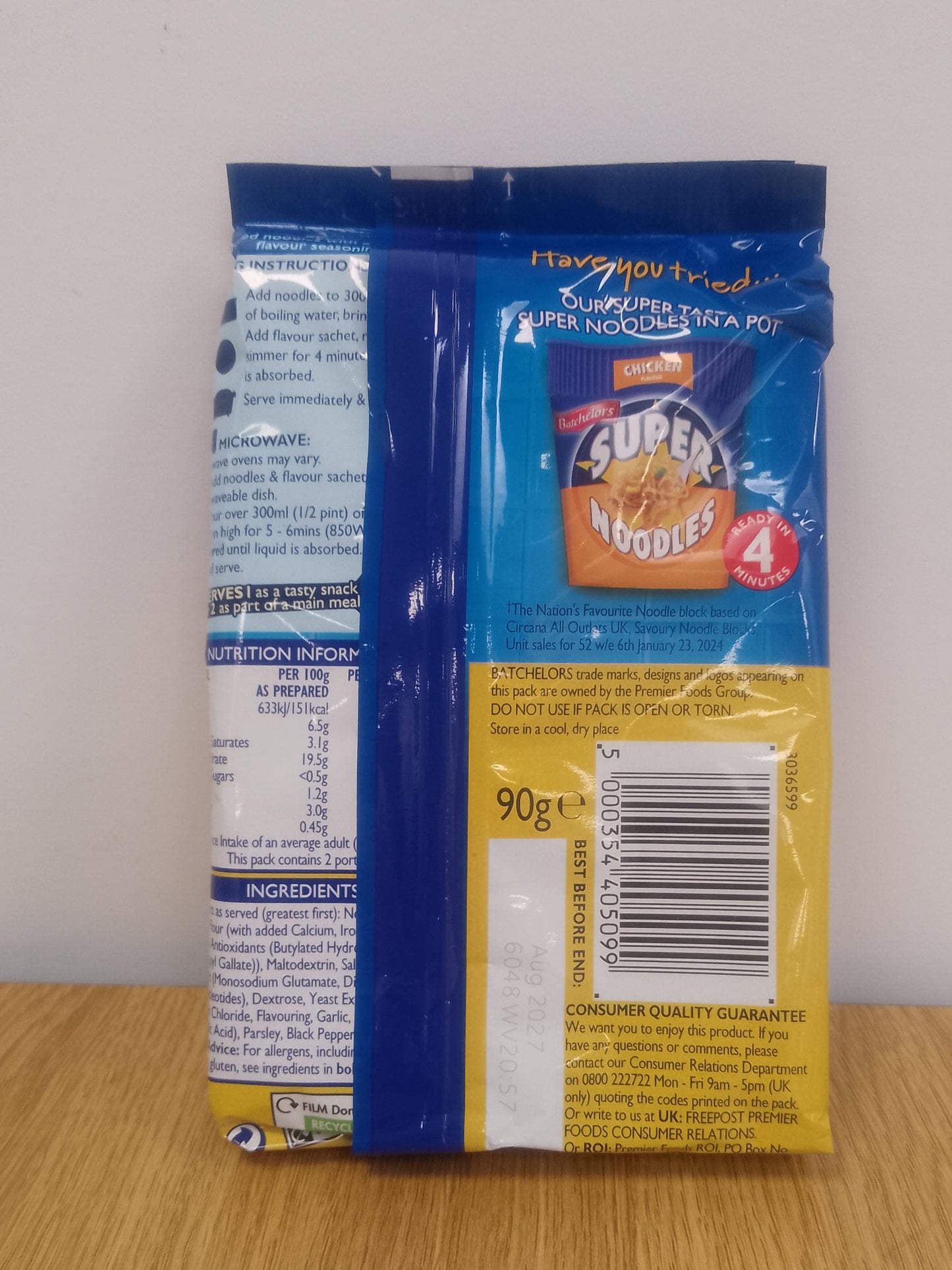 Batchelors Chicken Super Noodles 90g
