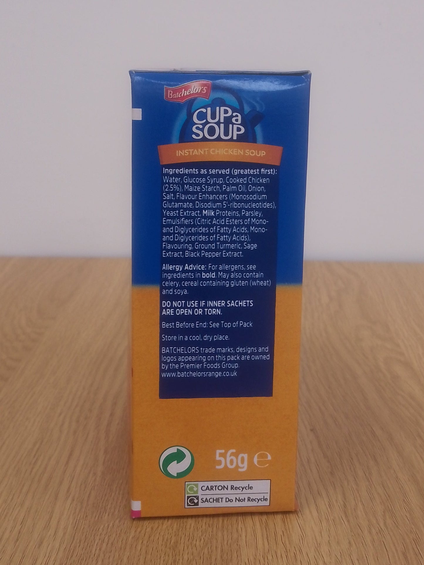 Batchelors Cup A Soup Chicken 56g (3 sachets)