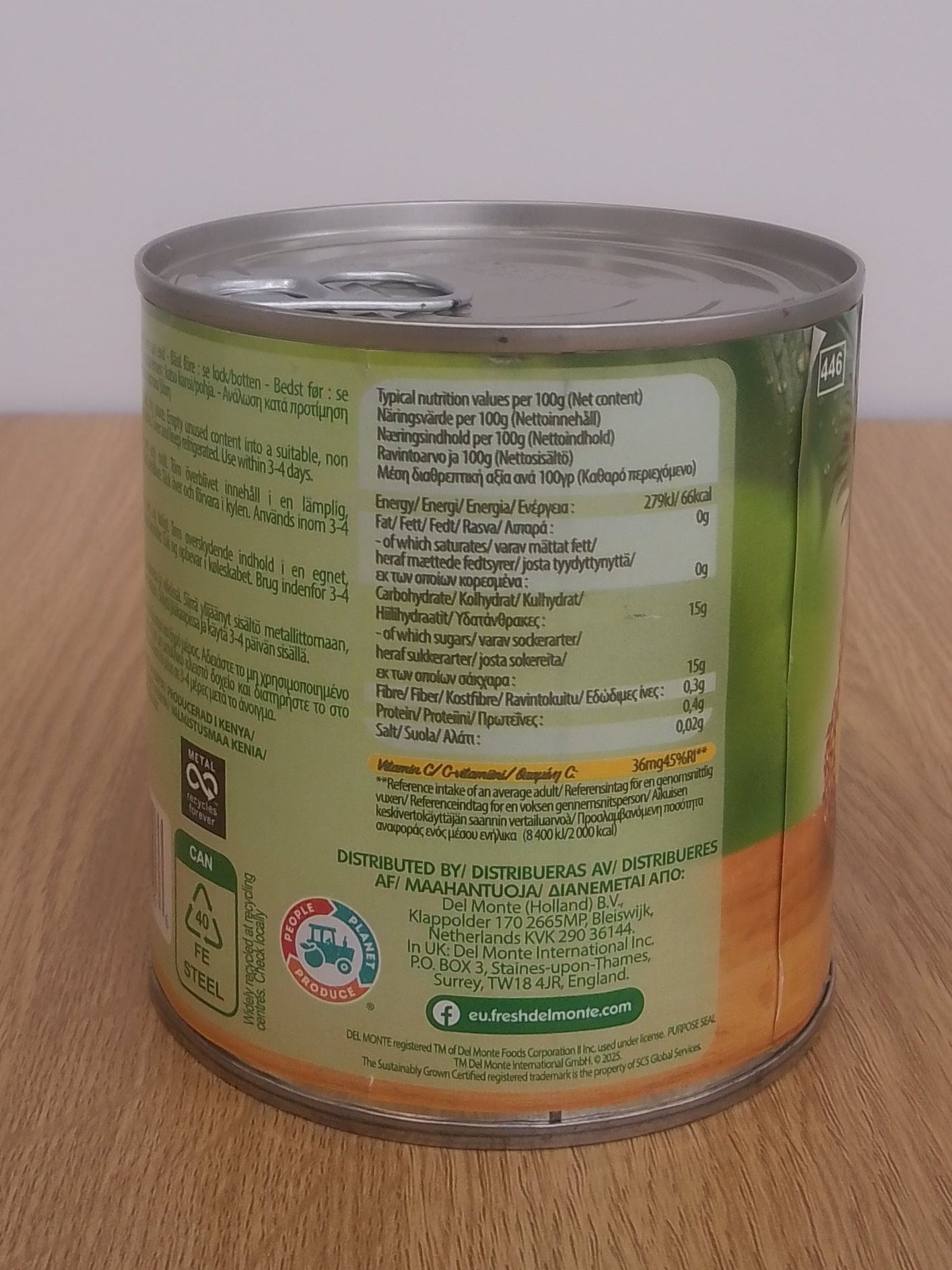 Del Monte Pineapple Slices in Juice 435g