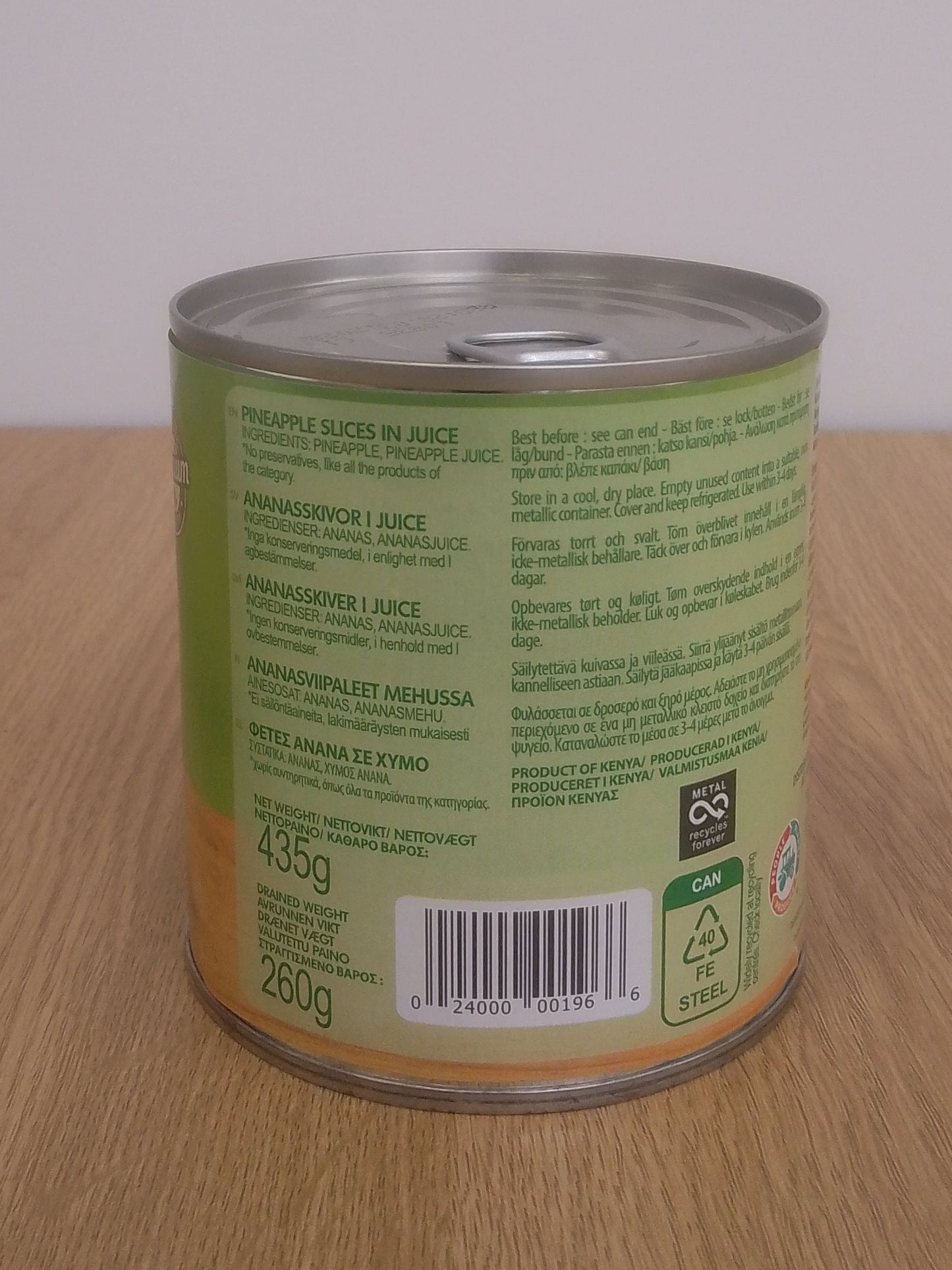 Del Monte Pineapple Slices in Juice 435g