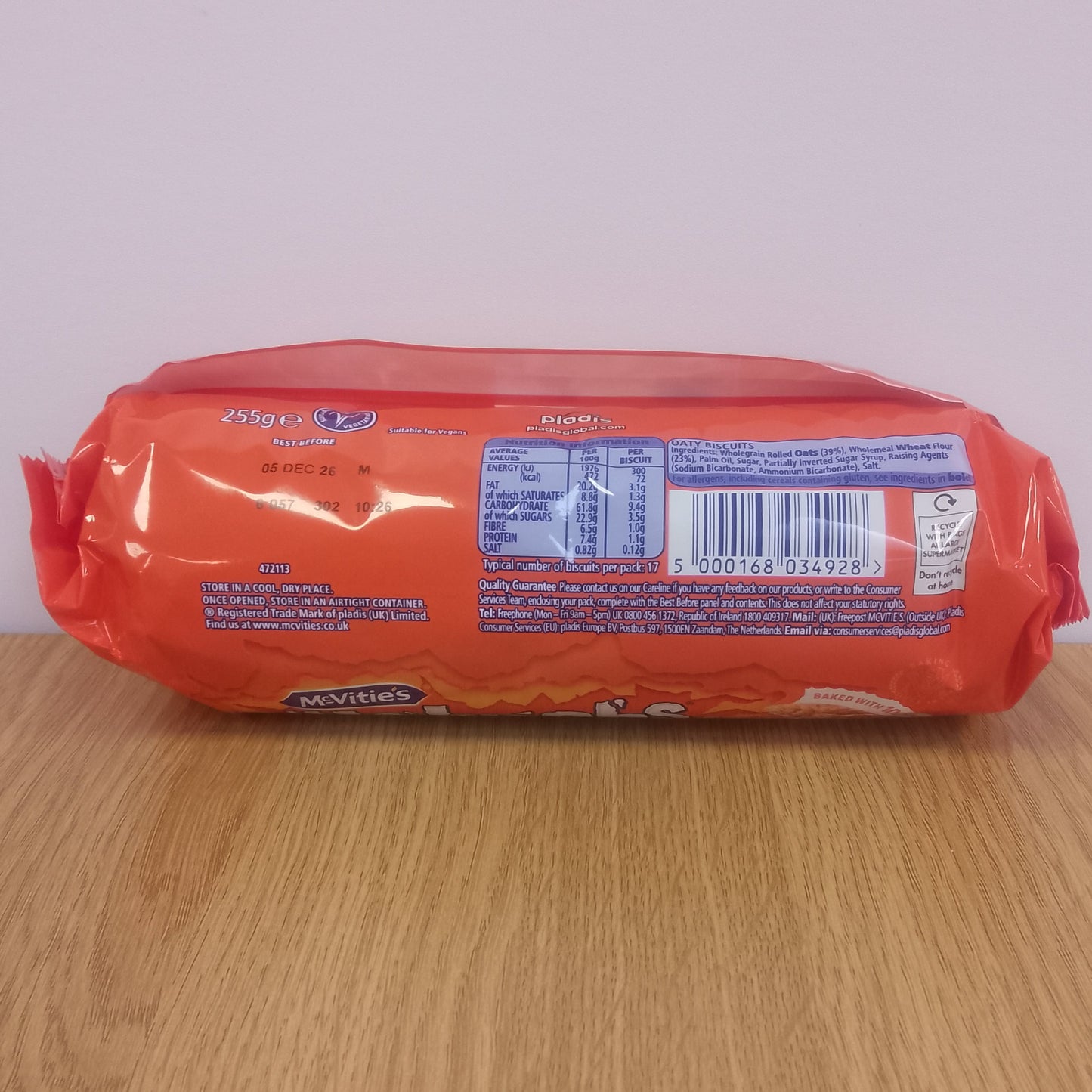 McVities Hobnobs The Oaty One 255g