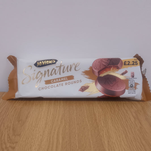 McVities Signature Caramel Chocolate Rounds 109g