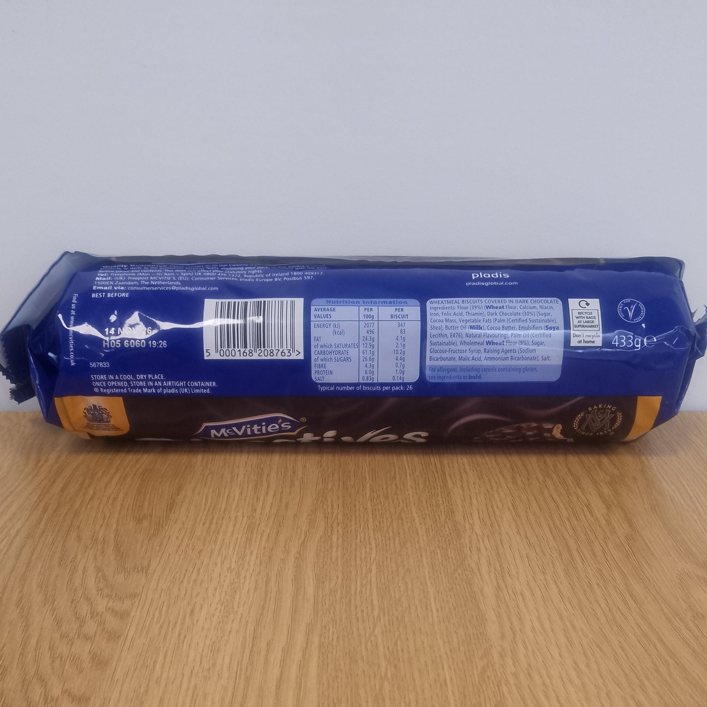 McVities Digestives Dark Chocolate 433g