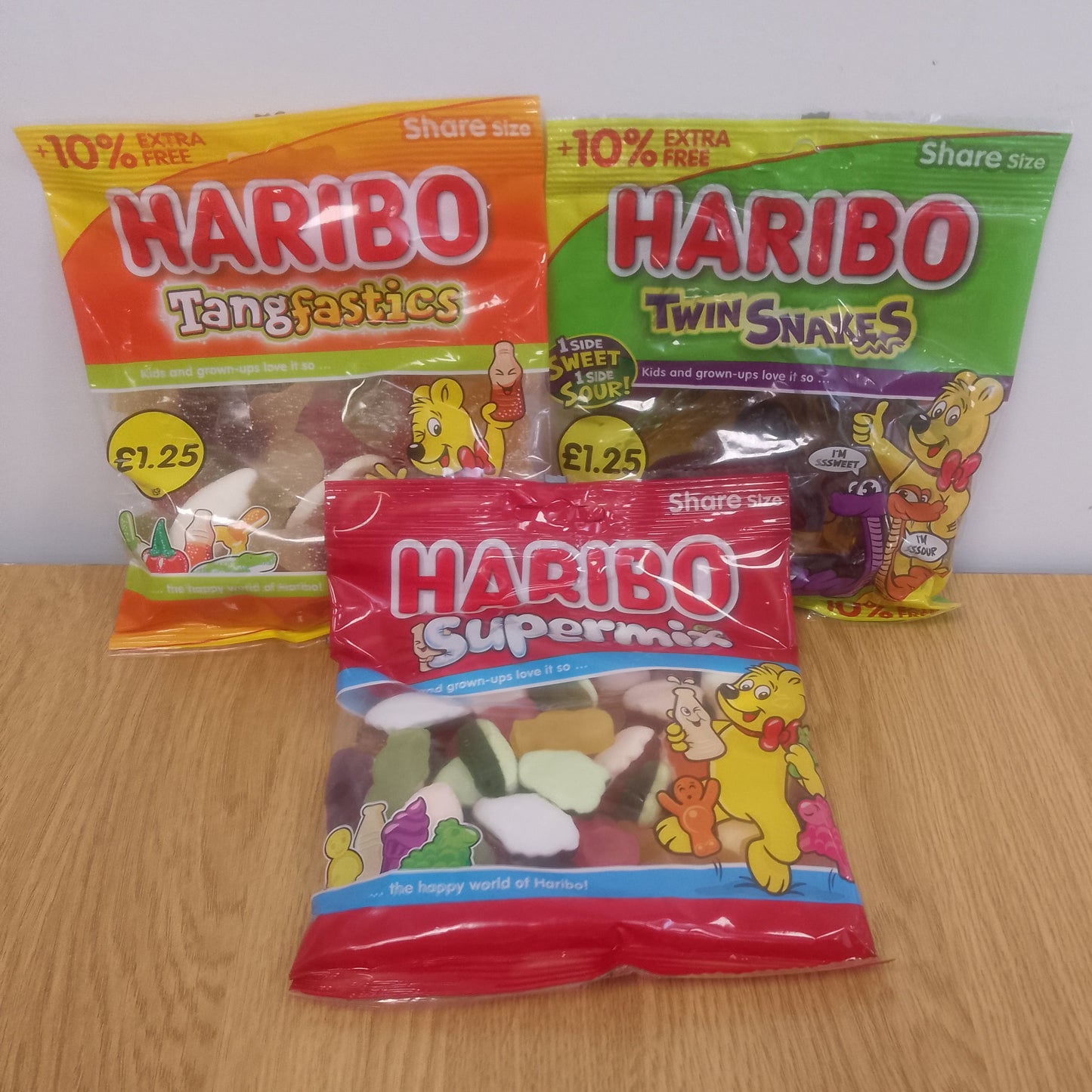 Haribo Share Size Pack (various varieties) 154g+
