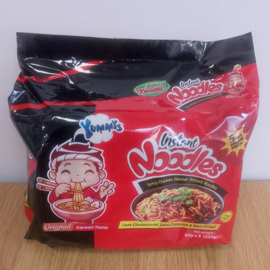Kwaliti Spicy Chicken Flavour Instant Noodles 5pk (5 x 65g)
