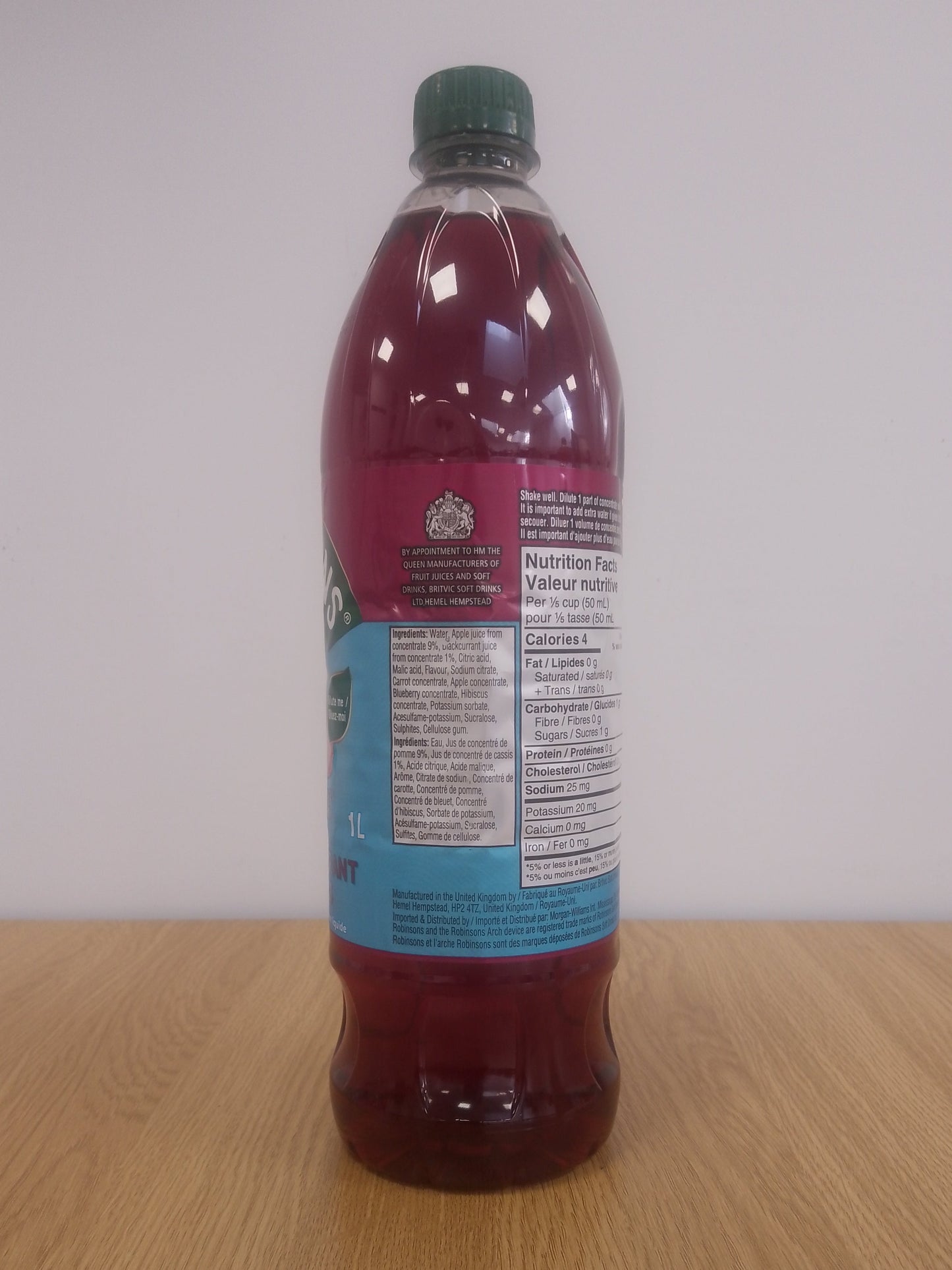 Robinsons Apple & Blackcurrant Squash 1L