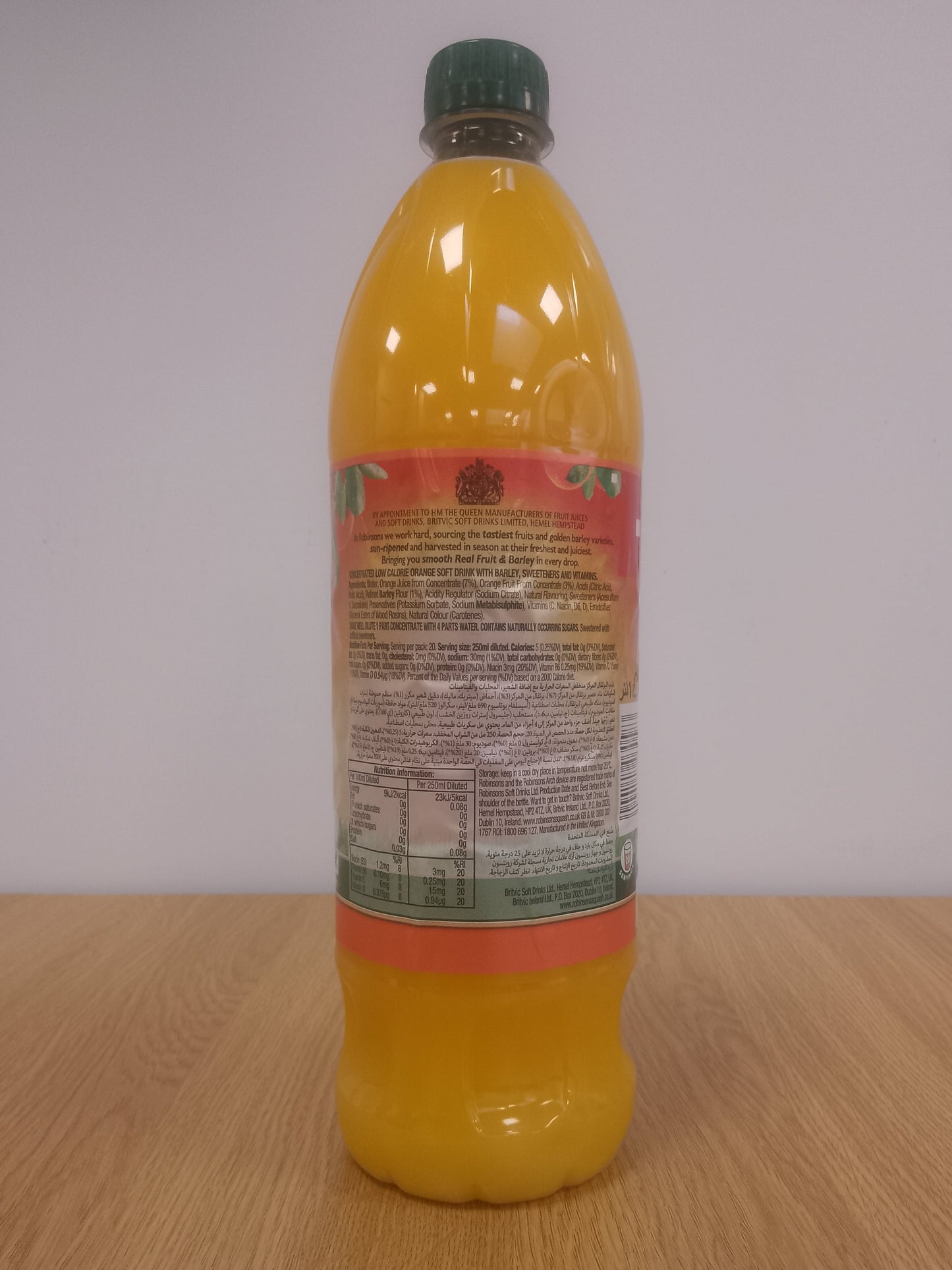 Robinsons Orange & Barley Squash 1L