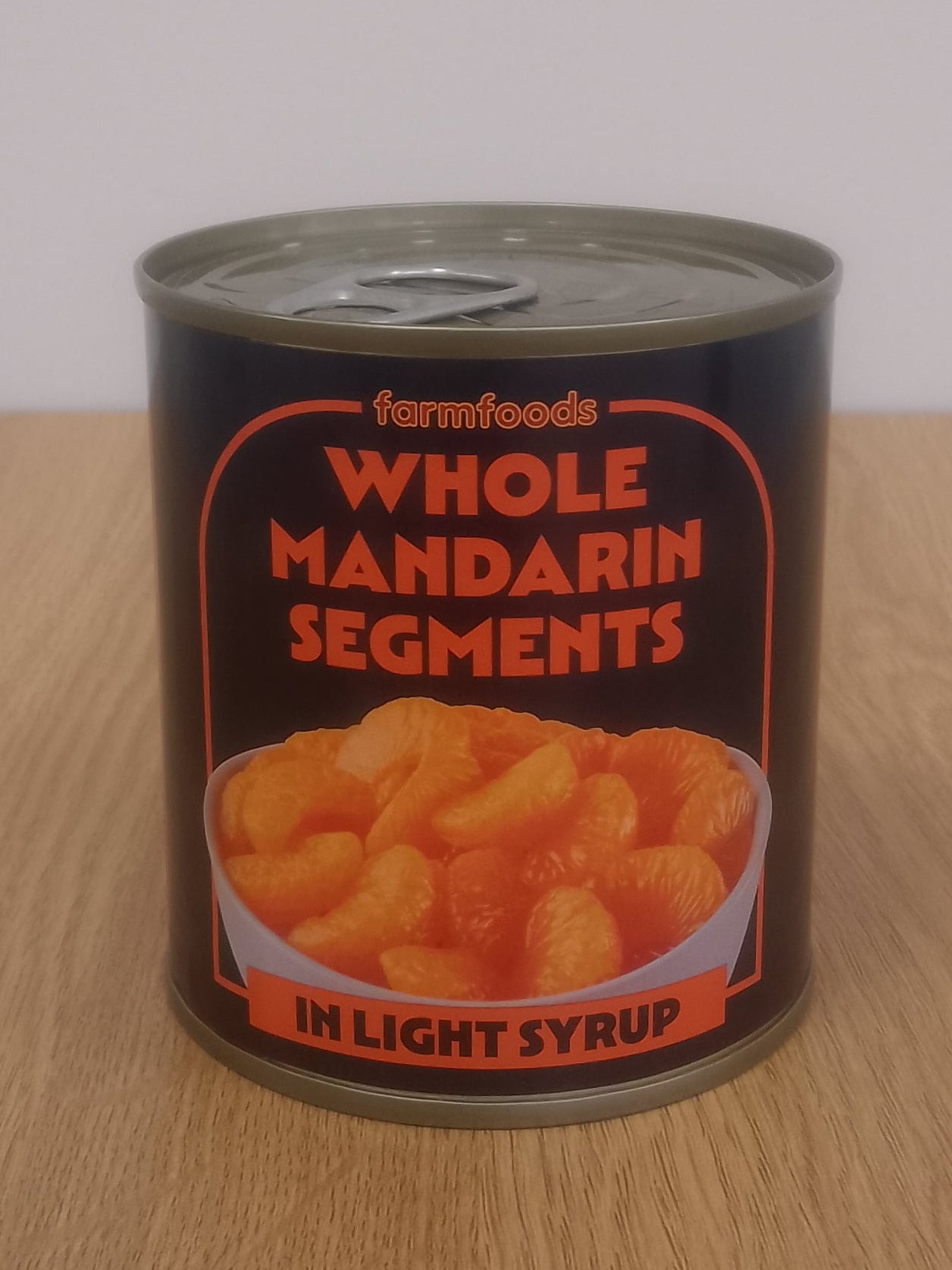 Farmfoods Whole Mandarin Segments in Light Syrup 300g